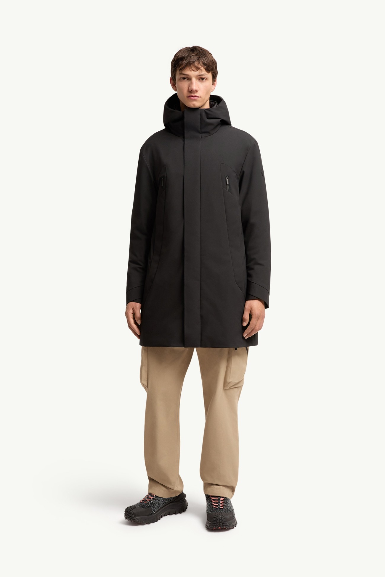 Parka larga Vexin Hombre Negro Moncler 3
