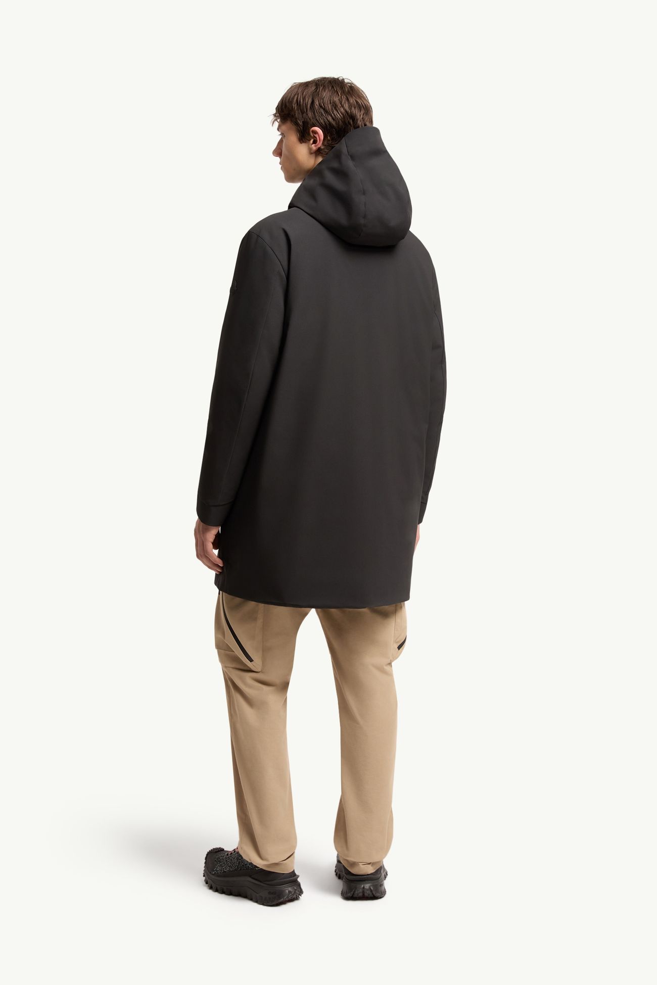 Vexin男士长款派克大衣 男士 黑色 Moncler 4