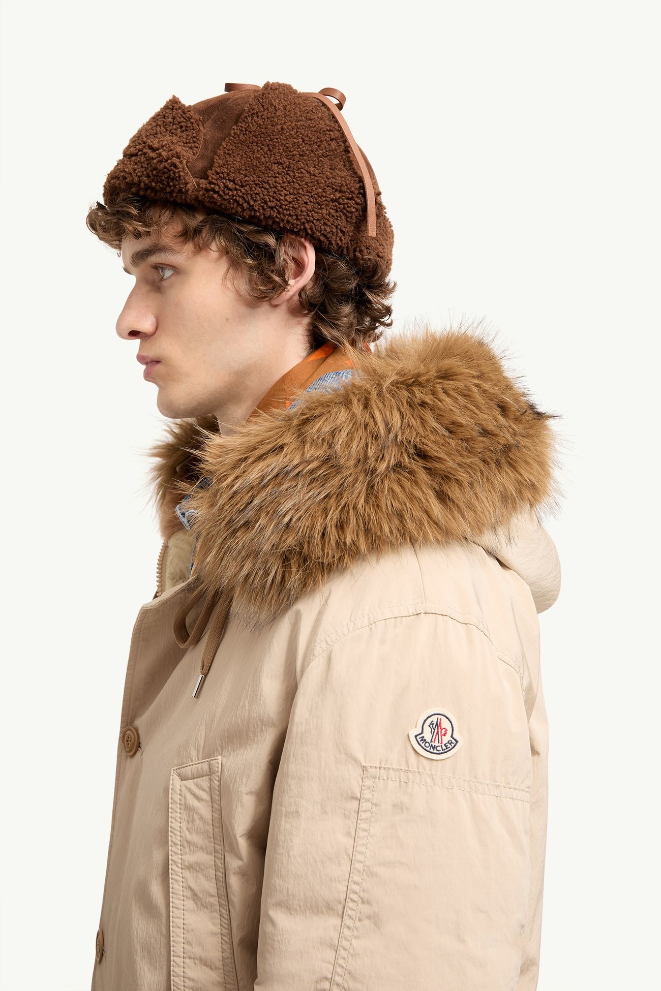 Parka imbottito Brevanth con cappuccio Uomo Beige Moncler 1