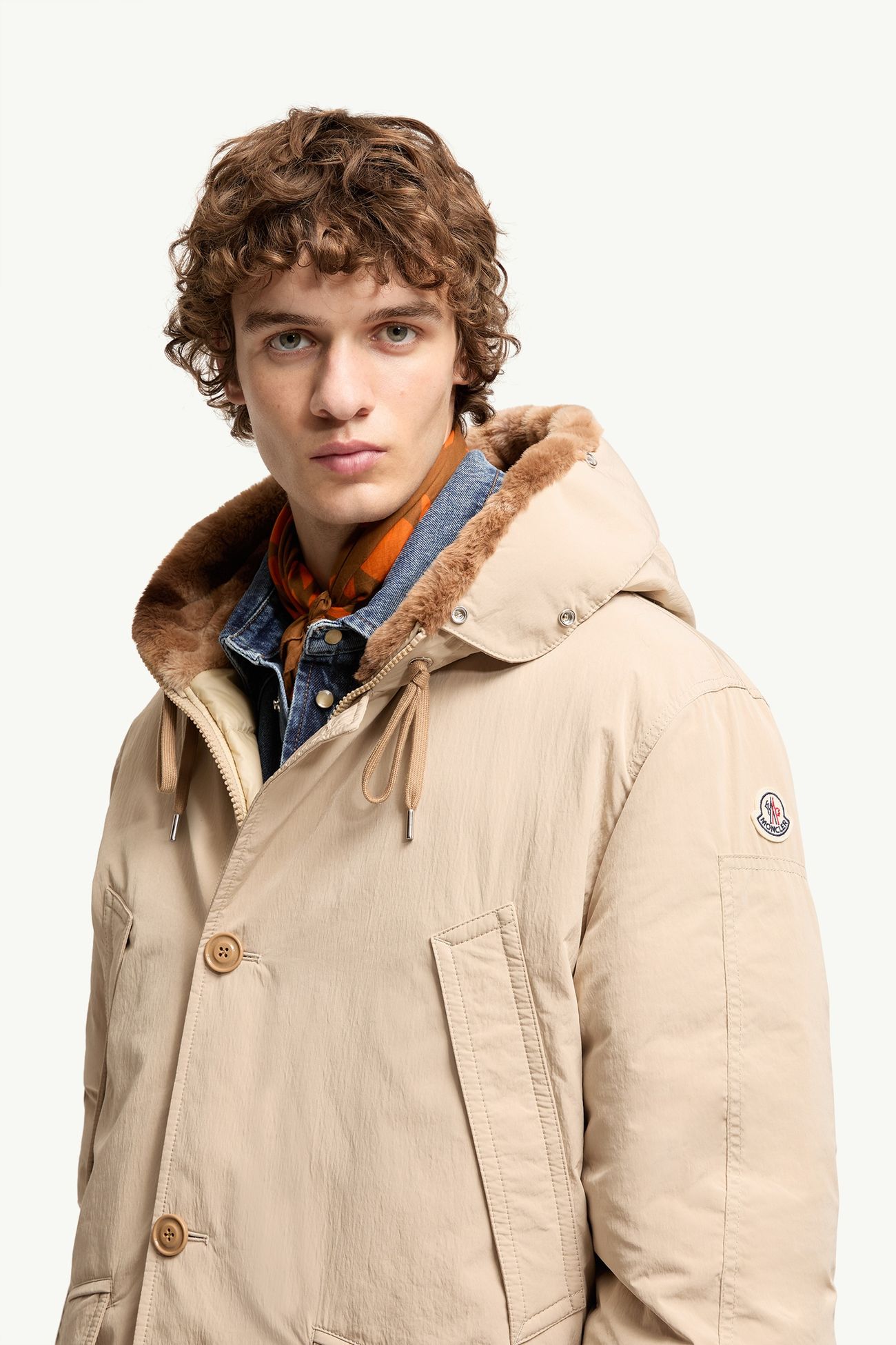 Brevanth 후드 다운 파카 남성 베이지 Moncler 5