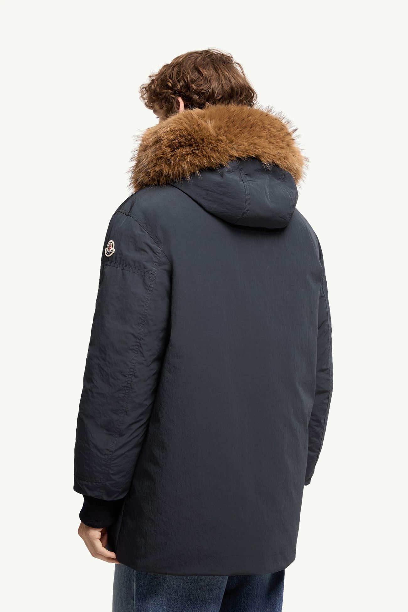 Parka plumífero con capucha Brevanth Hombre Azul oscuro Moncler 4