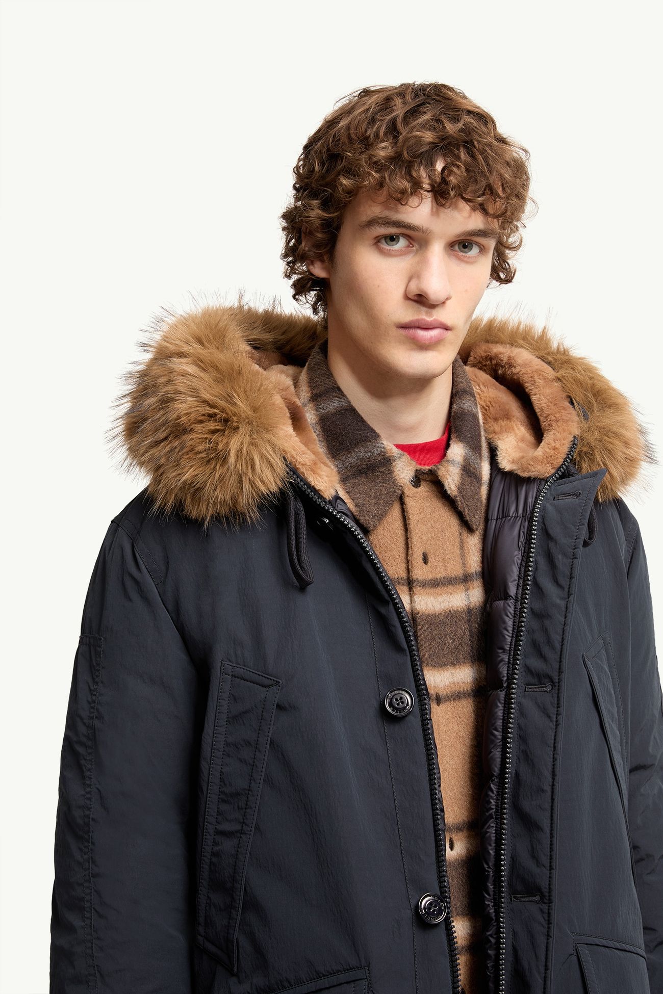 Parka plumífero con capucha Brevanth Hombre Azul oscuro Moncler 5