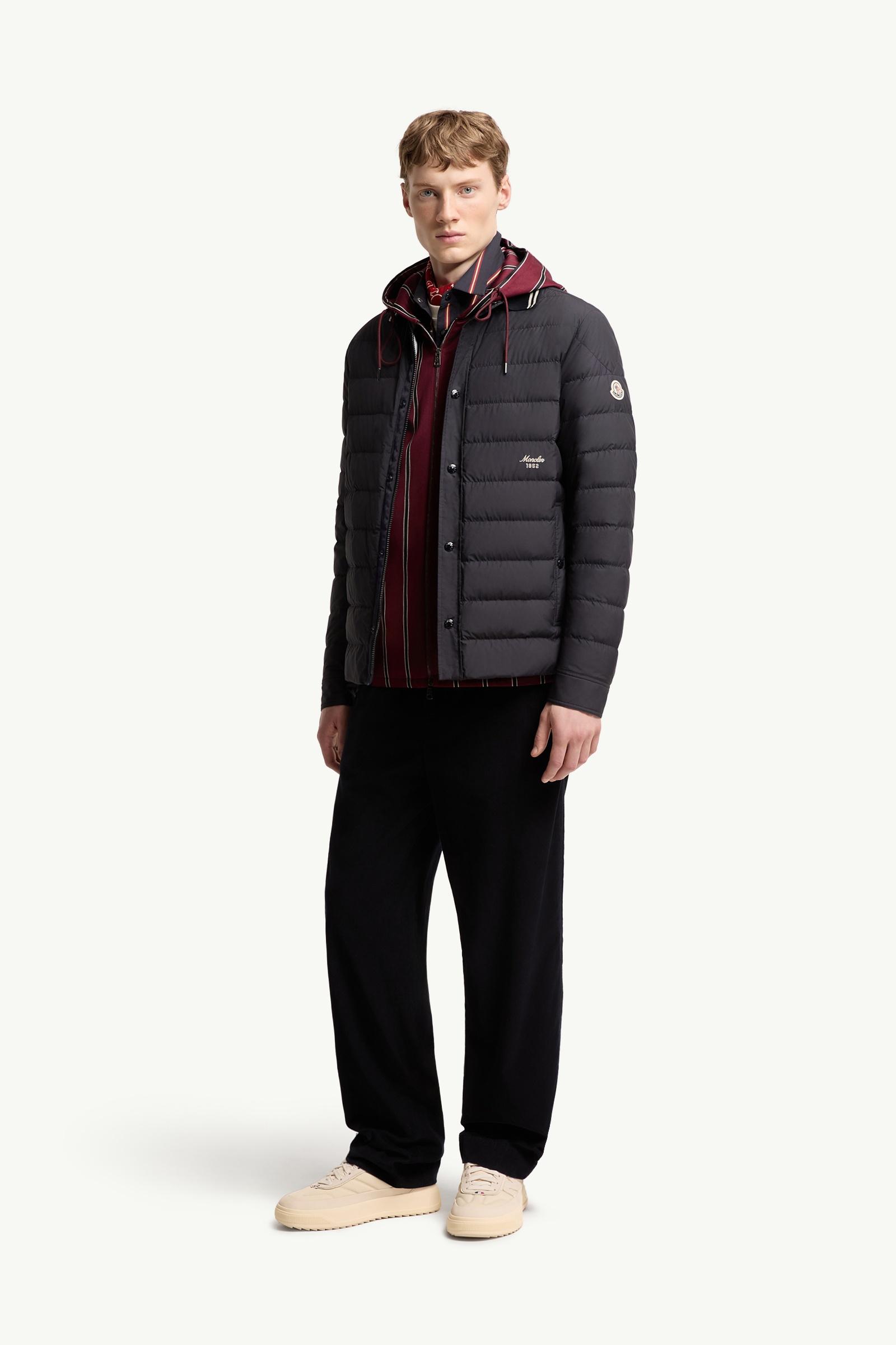 Navy Blue Dorvath Down Shirt Jacket - Shirt Jackets for Men