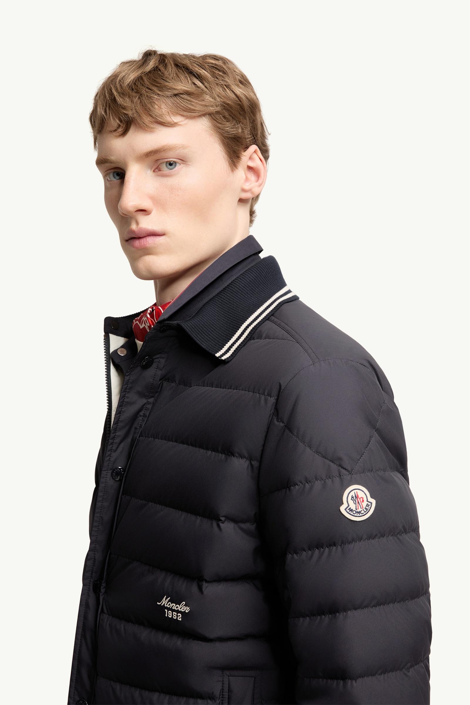 Navy Blue Dorvath Down Shirt Jacket - Shirt Jackets for Men