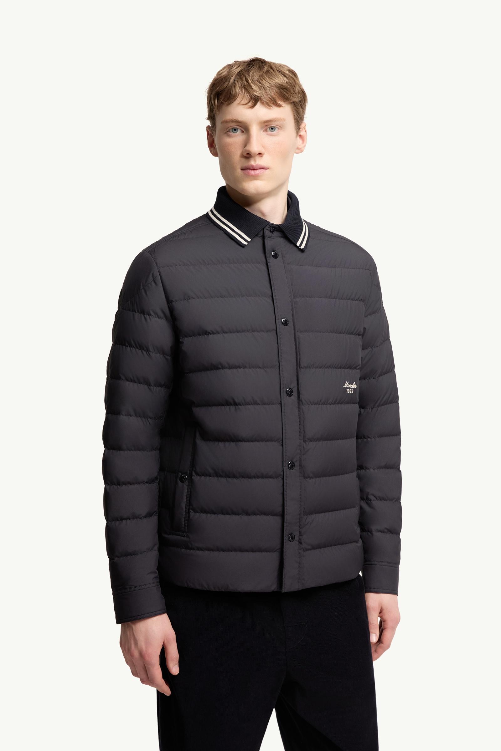 Navy Blue Dorvath Down Shirt Jacket - Shirt Jackets for Men