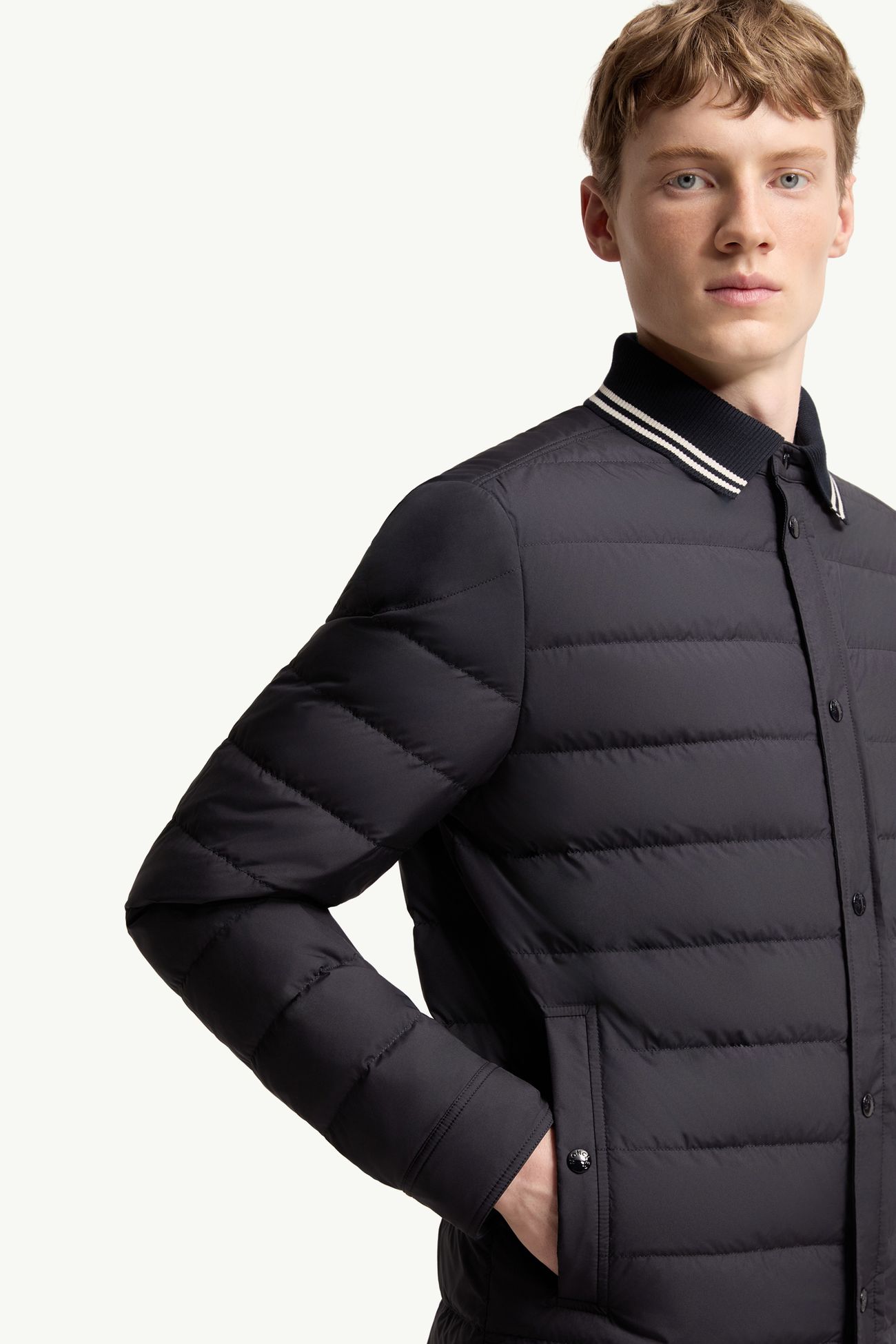 Dorvath男士羽绒衬衫式夹克外套 男士 海军蓝色 Moncler 6