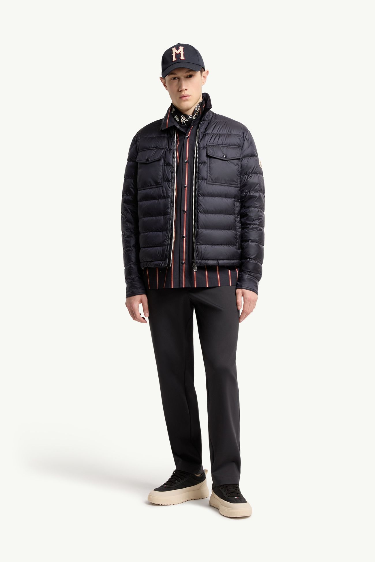Vydori男士三合一短款羽绒夹克外套 男士 海军蓝色 Moncler 0