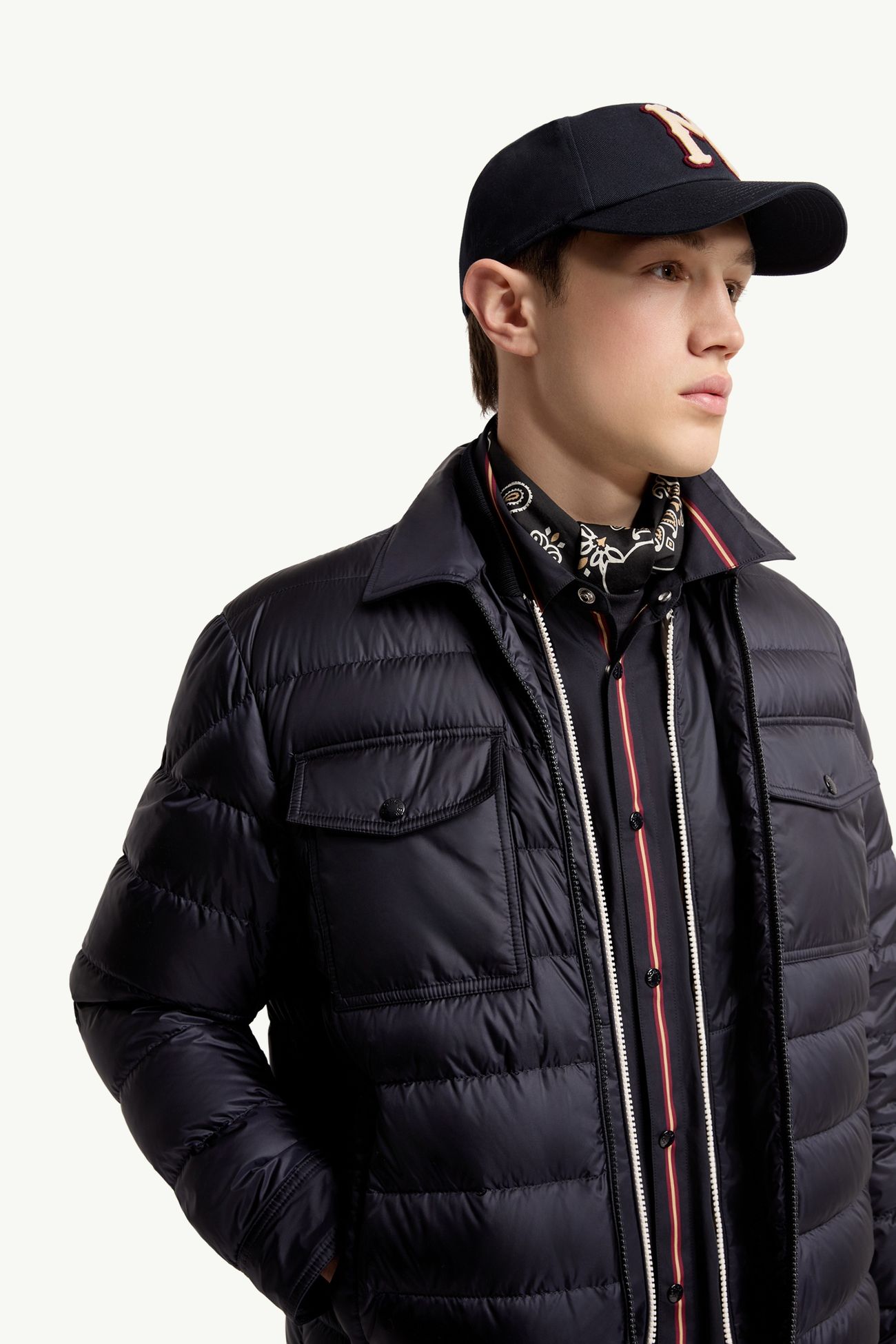 Piumino corto Vydori 3-in-1 Uomo Blu Navy Moncler 7