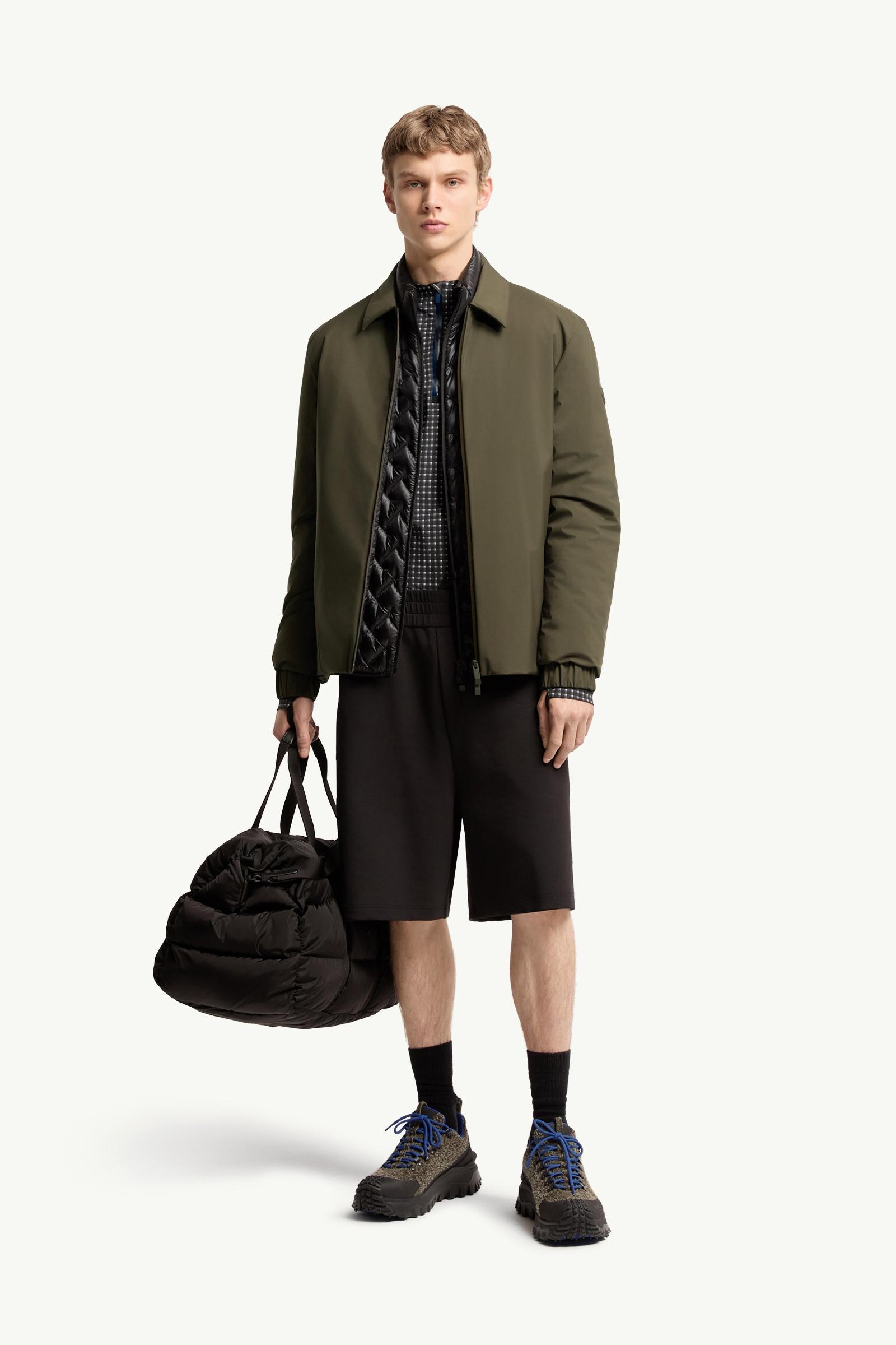 Caramantran Down Shirt Jacket Men Olive Green Moncler, 1 of 0