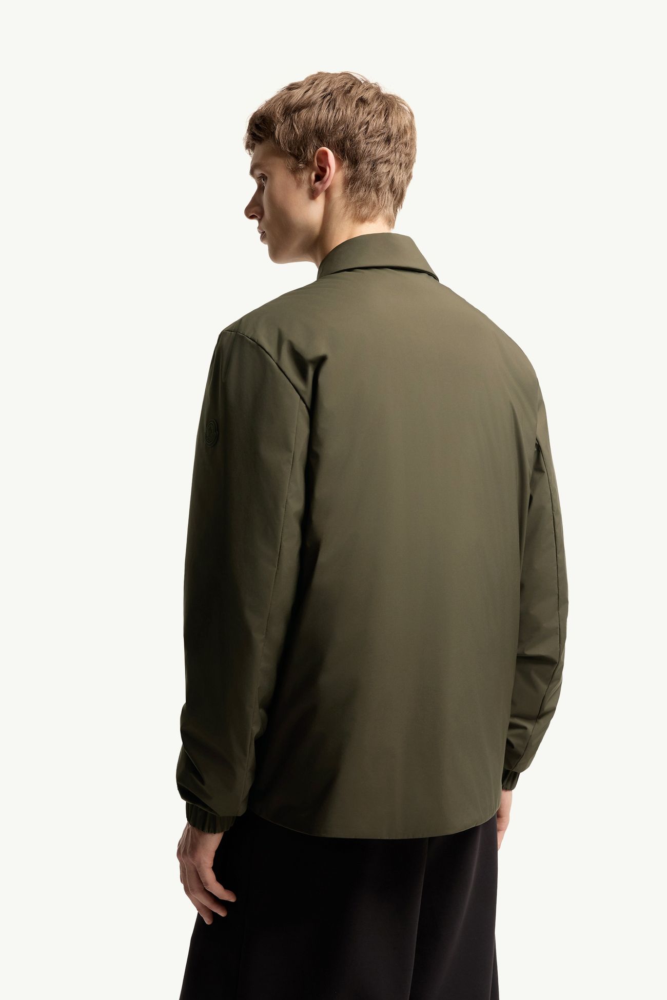 Doudoune-chemise Caramantran Hommes Vert Olive Moncler 4