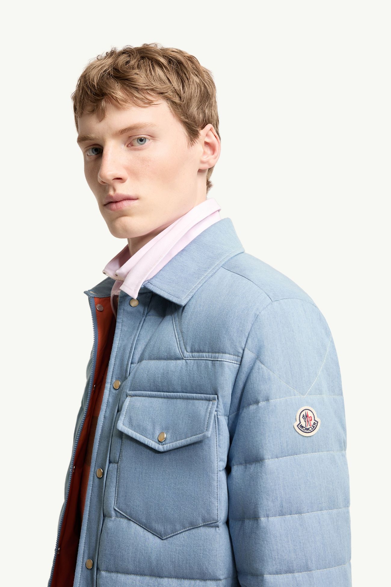 Tiriol ダウンシャツジャケット メンズ ライトブルー Moncler 1