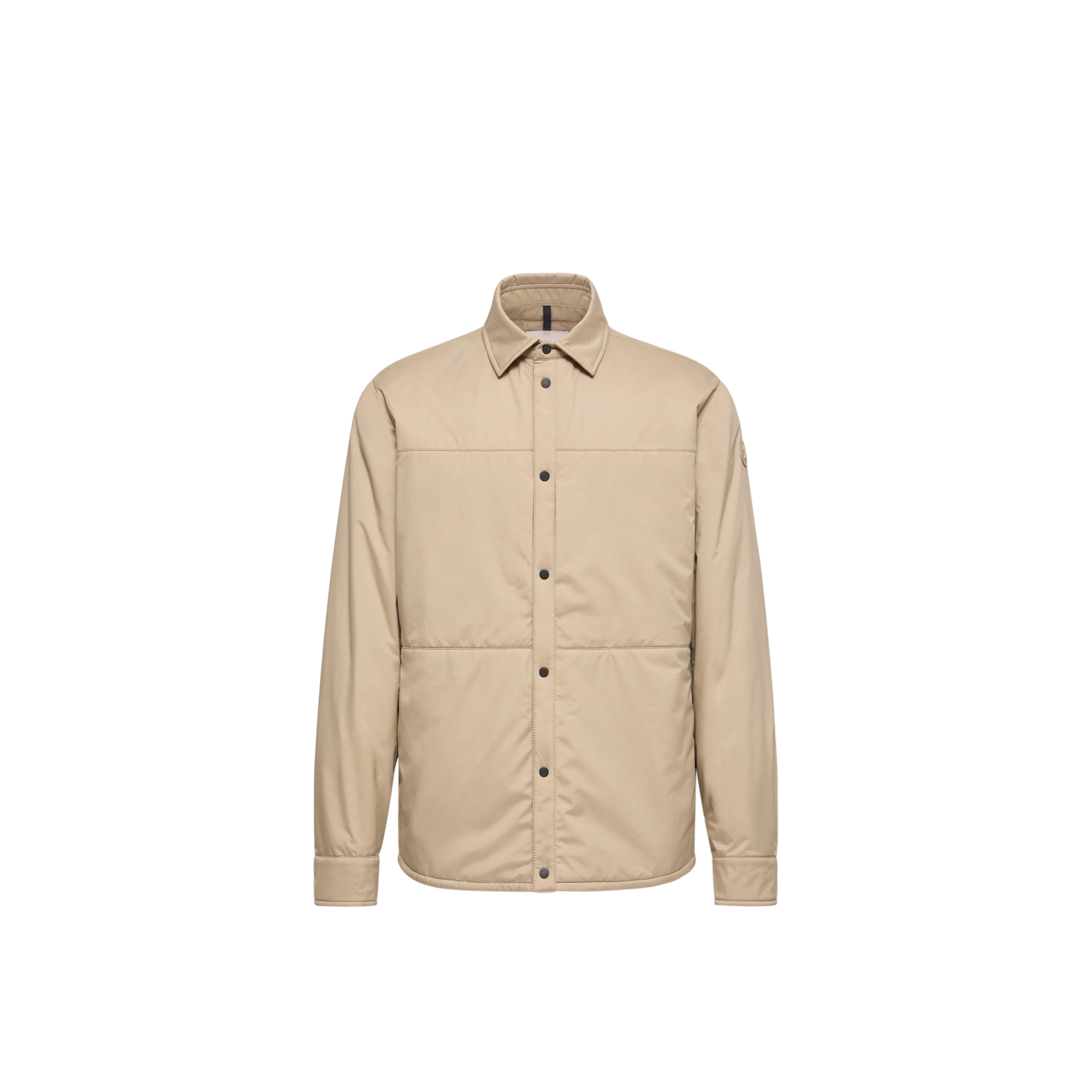 Moncler   Revoline Down Shirt Jacket for Men in Beige, Size: 44