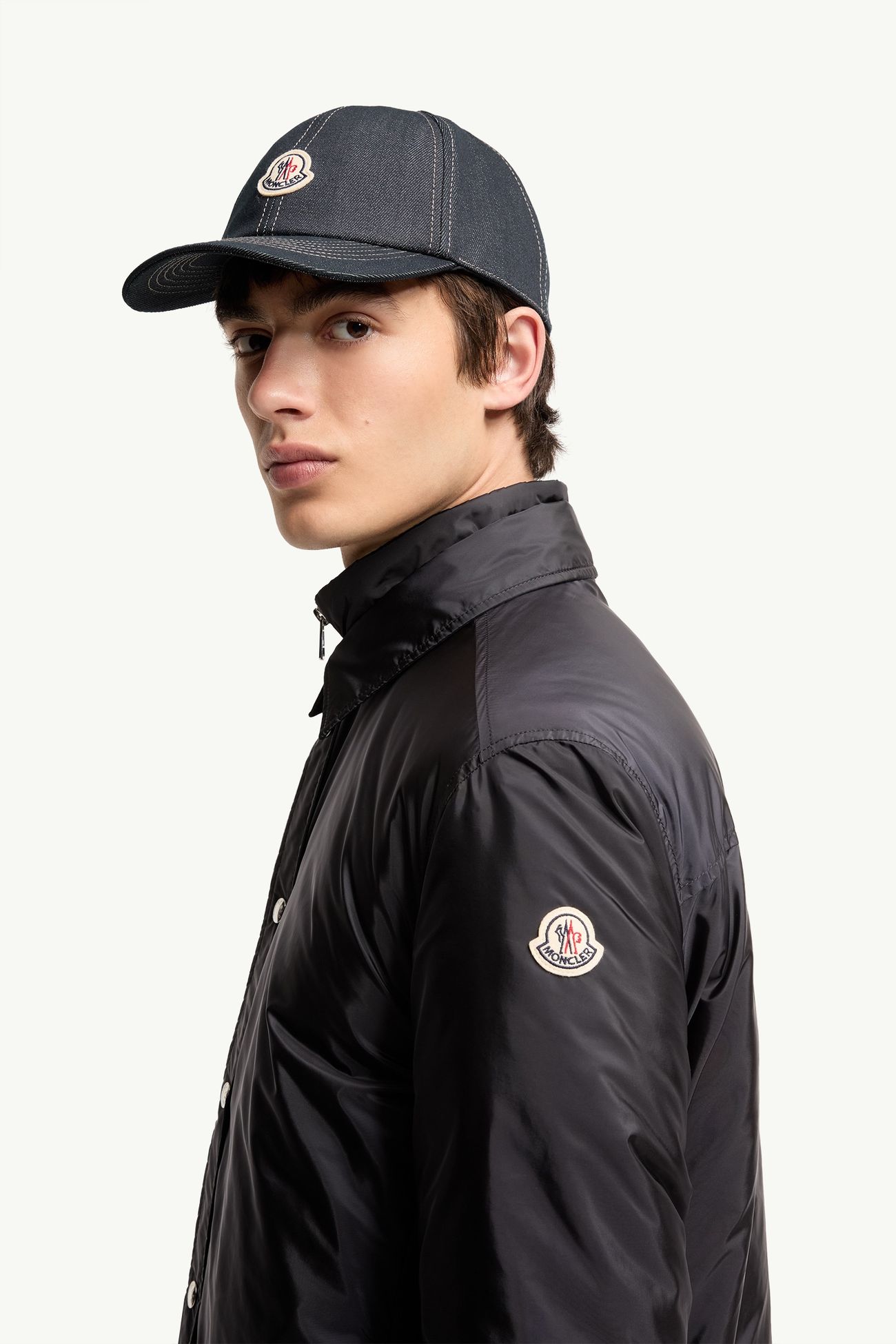 Meridelle男士羽绒衬衫式夹克外套 男士 海军蓝色 Moncler 1