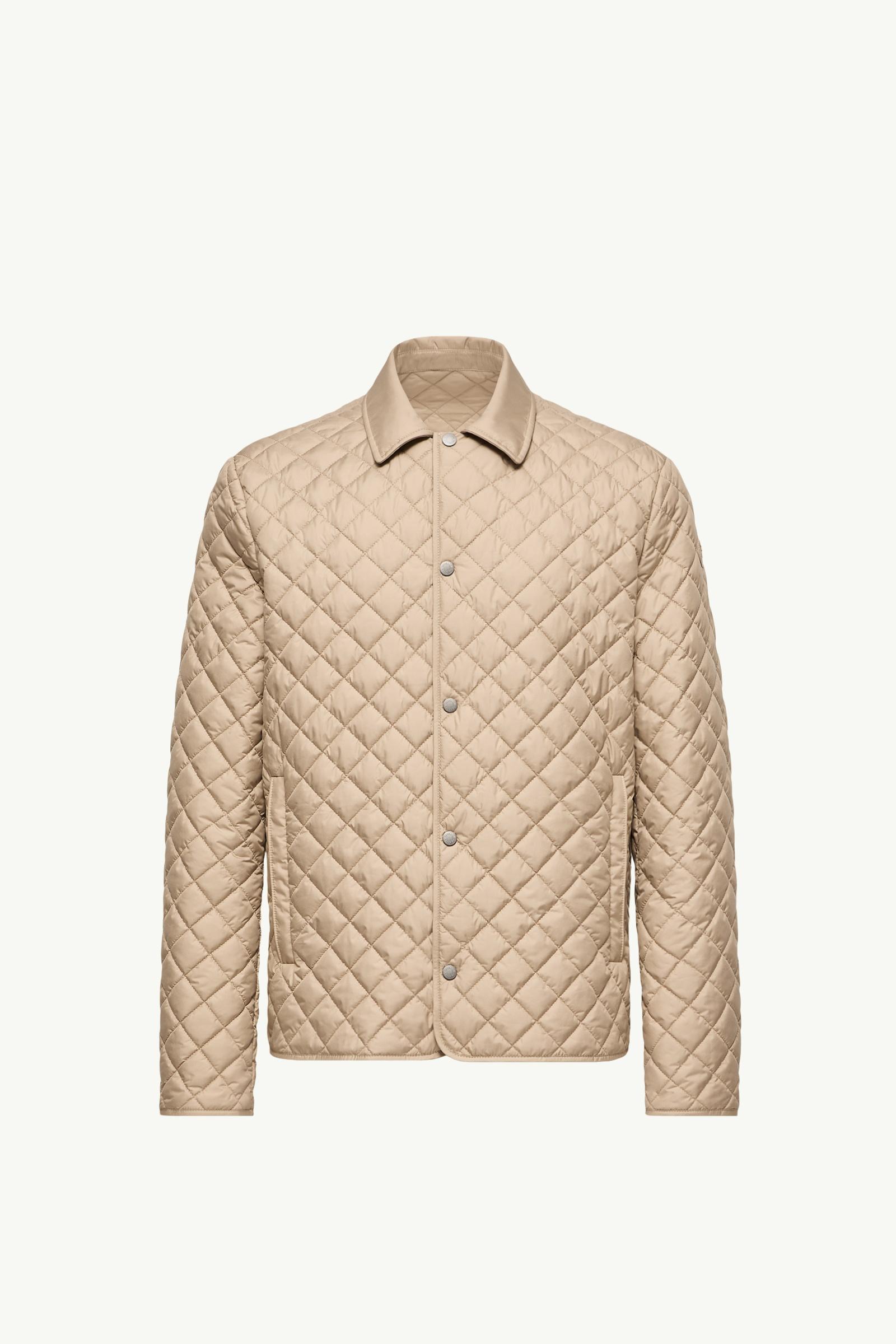 Avrelie Diamond Quilted Padded Shirt Jacket Men Beige Moncler, 1 of 0