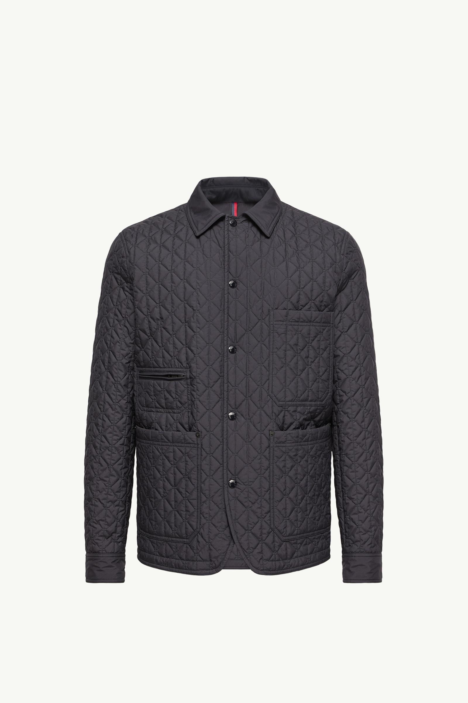 Theoline diamantgesteppte, wattierte, mittellange Jacke Herren Navyblau Moncler, 1 of 0