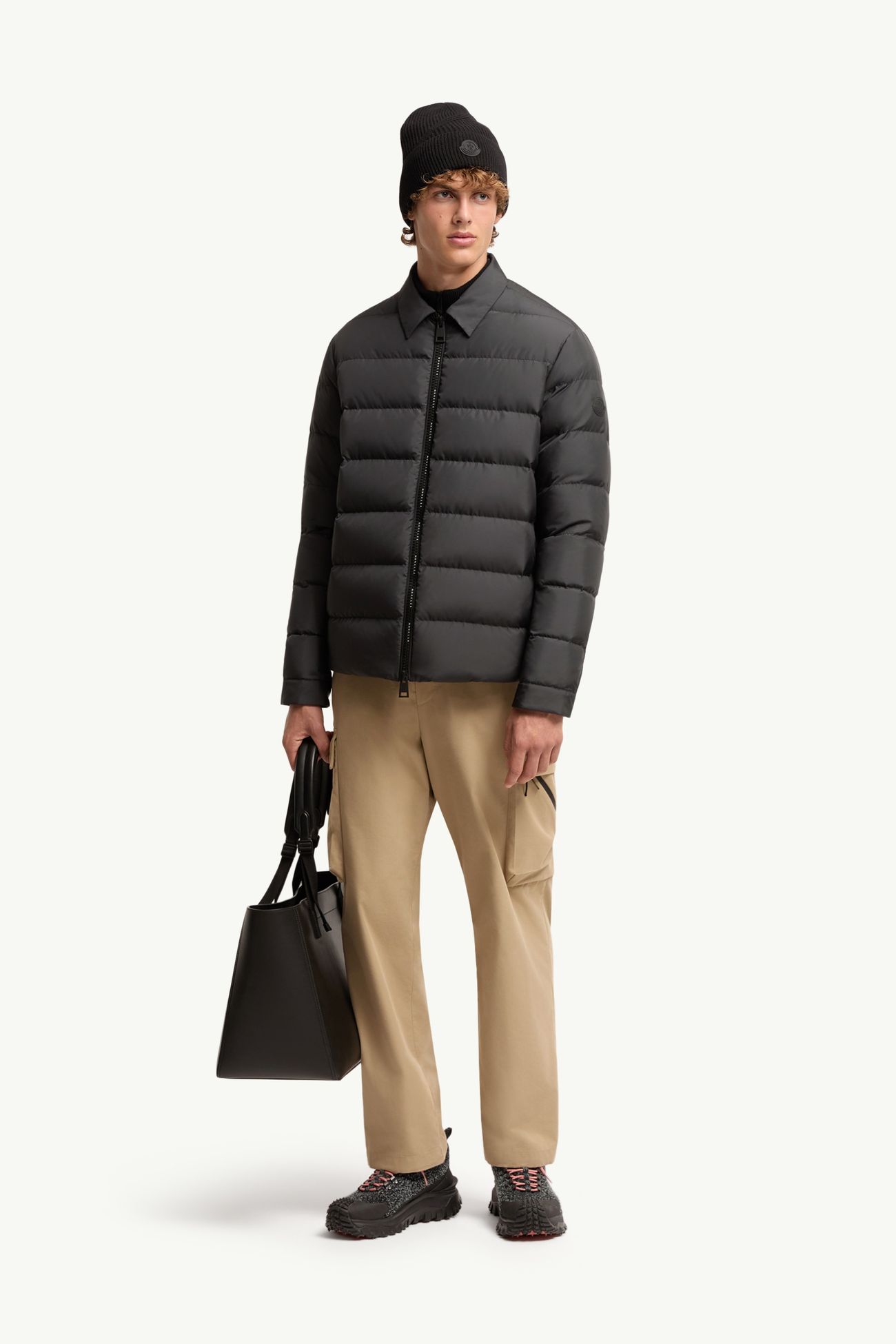 Malghette男士衬衫式夹克外套 男士 黑色 Moncler 0