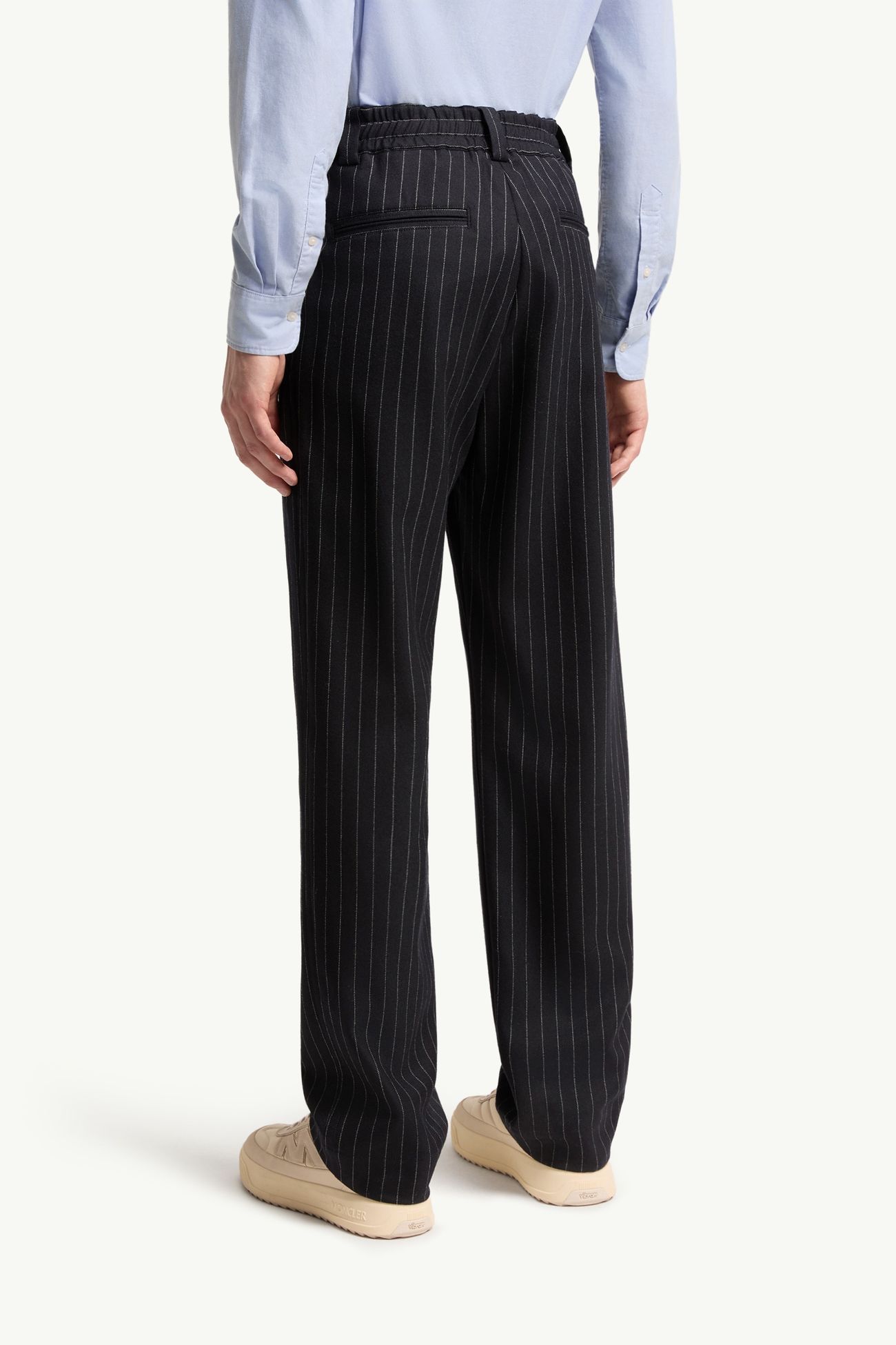 Pantalon rayé Hommes Bleu foncé Moncler 4