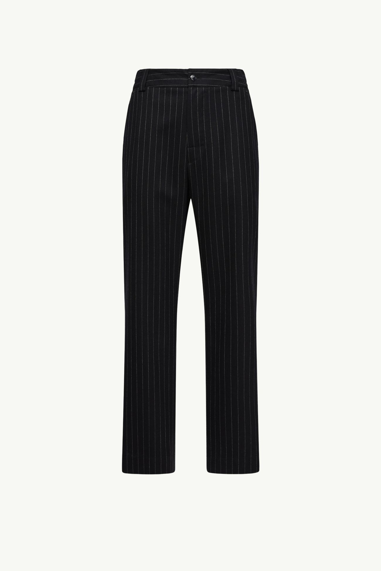 Pantaloni sartoriali gessati Uomo Blu Scuro Moncler 2
