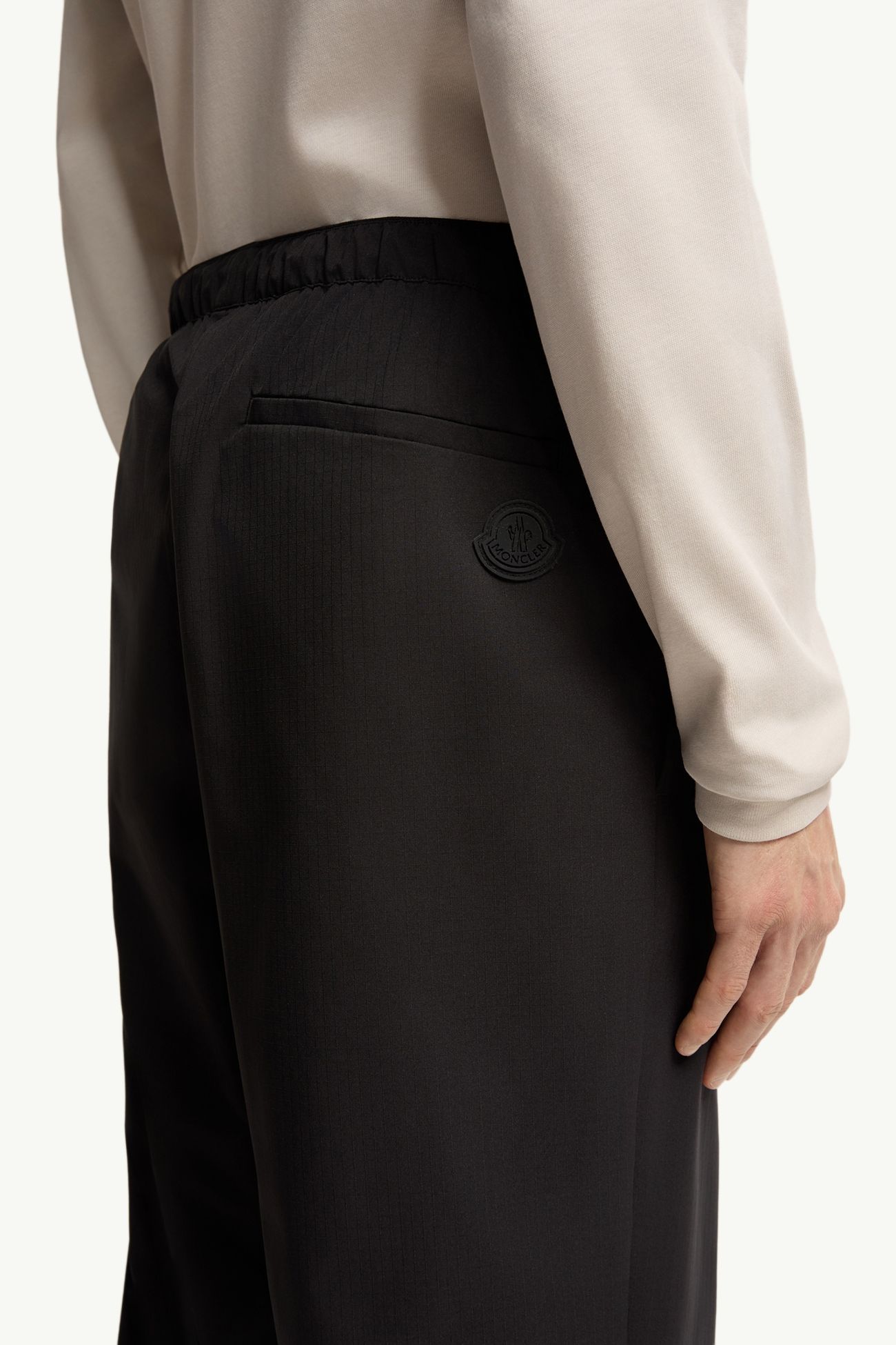 Pantaloni sportivi in ripstop Uomo Nero Moncler 5