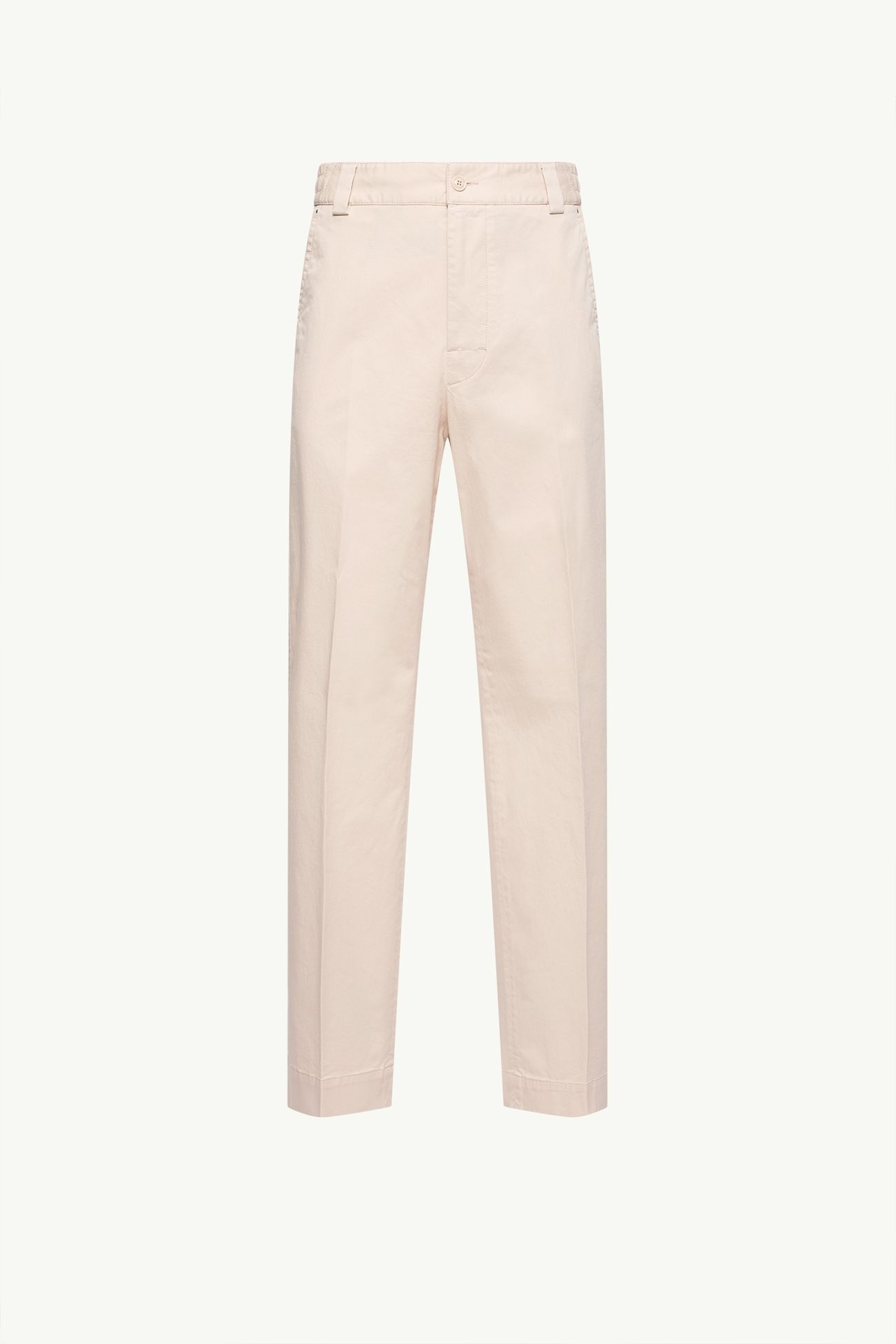 Pantaloni in cotone sartoriali Uomo Bianco Avorio Moncler 2