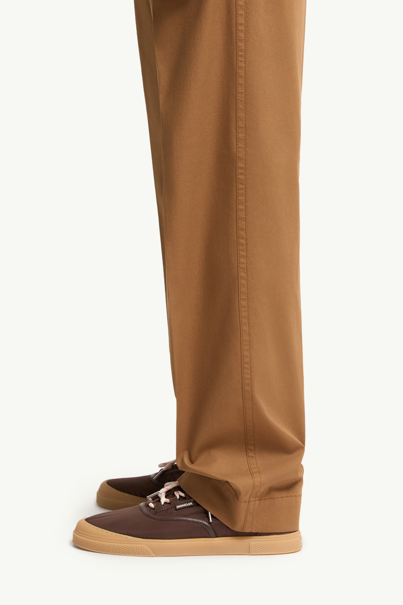 Pantalon en coton Hommes Beige Chameau Moncler 1