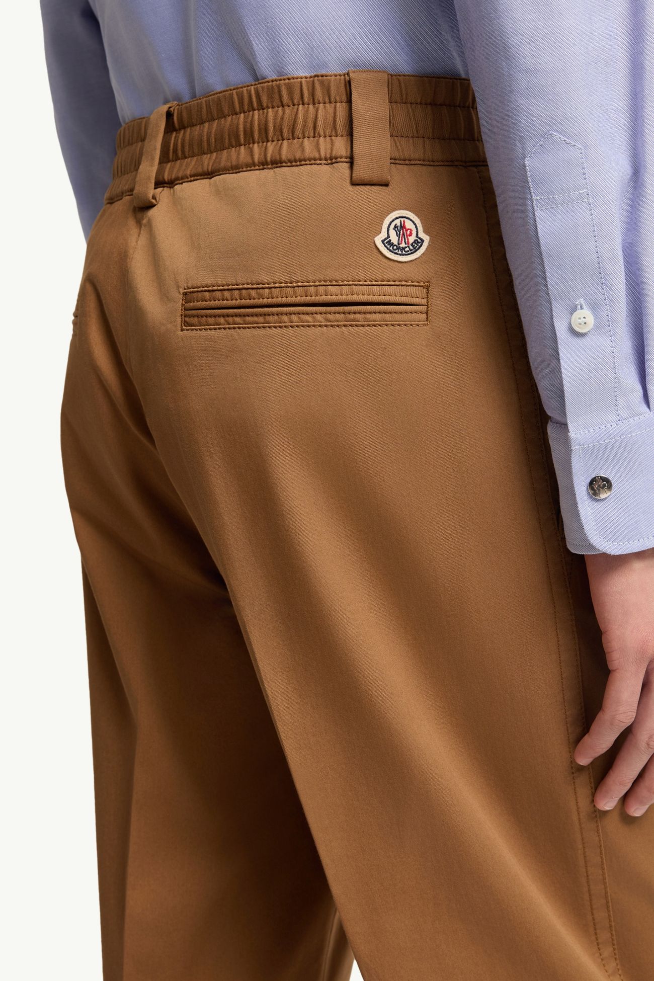 Tailoring-Hose aus Baumwolle Herren Camel-Beige Moncler 5