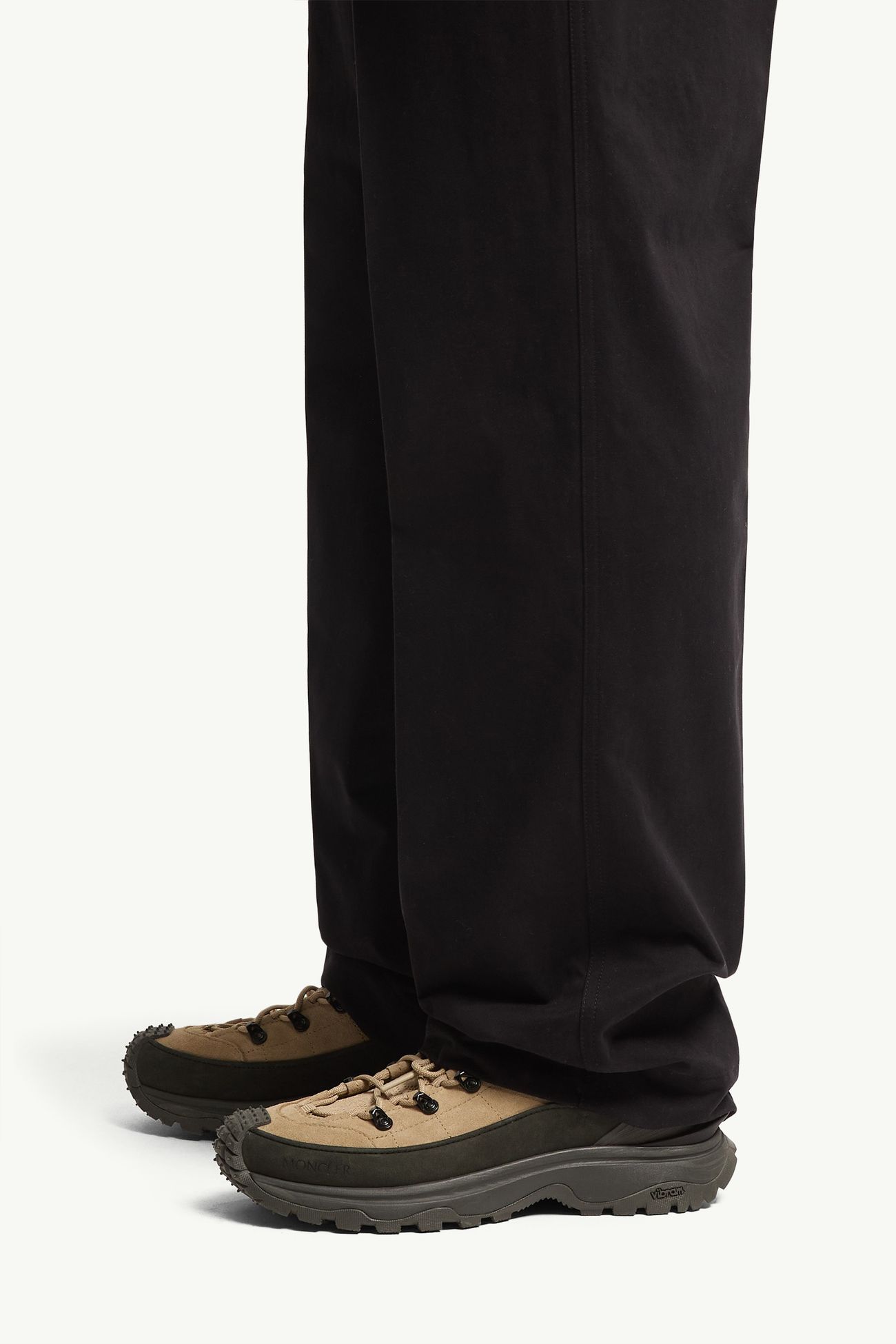Pantalon en coton Hommes Noir Moncler 1
