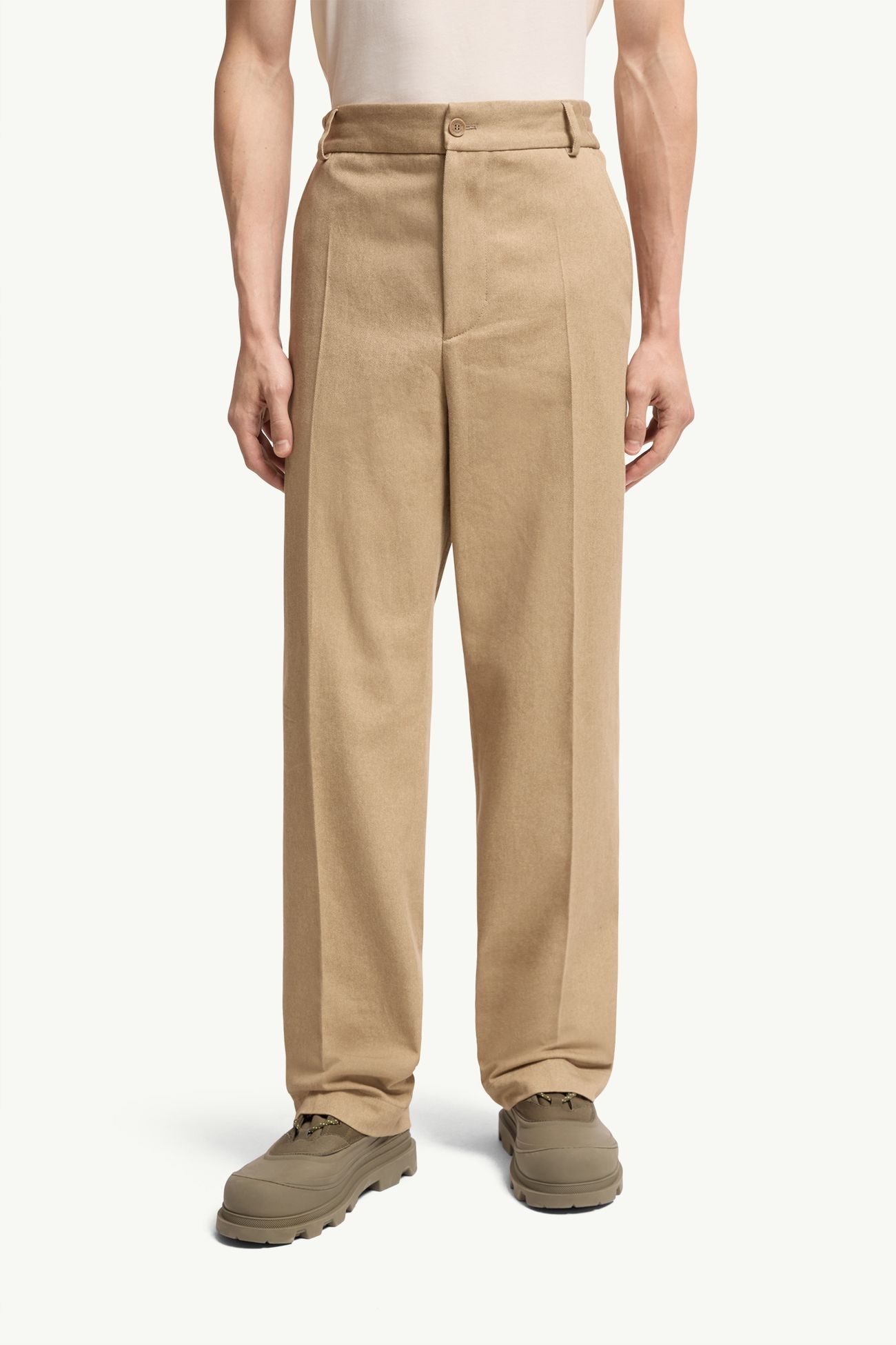 Tailoring-Hose aus Baumwolle Herren Beige Moncler 3