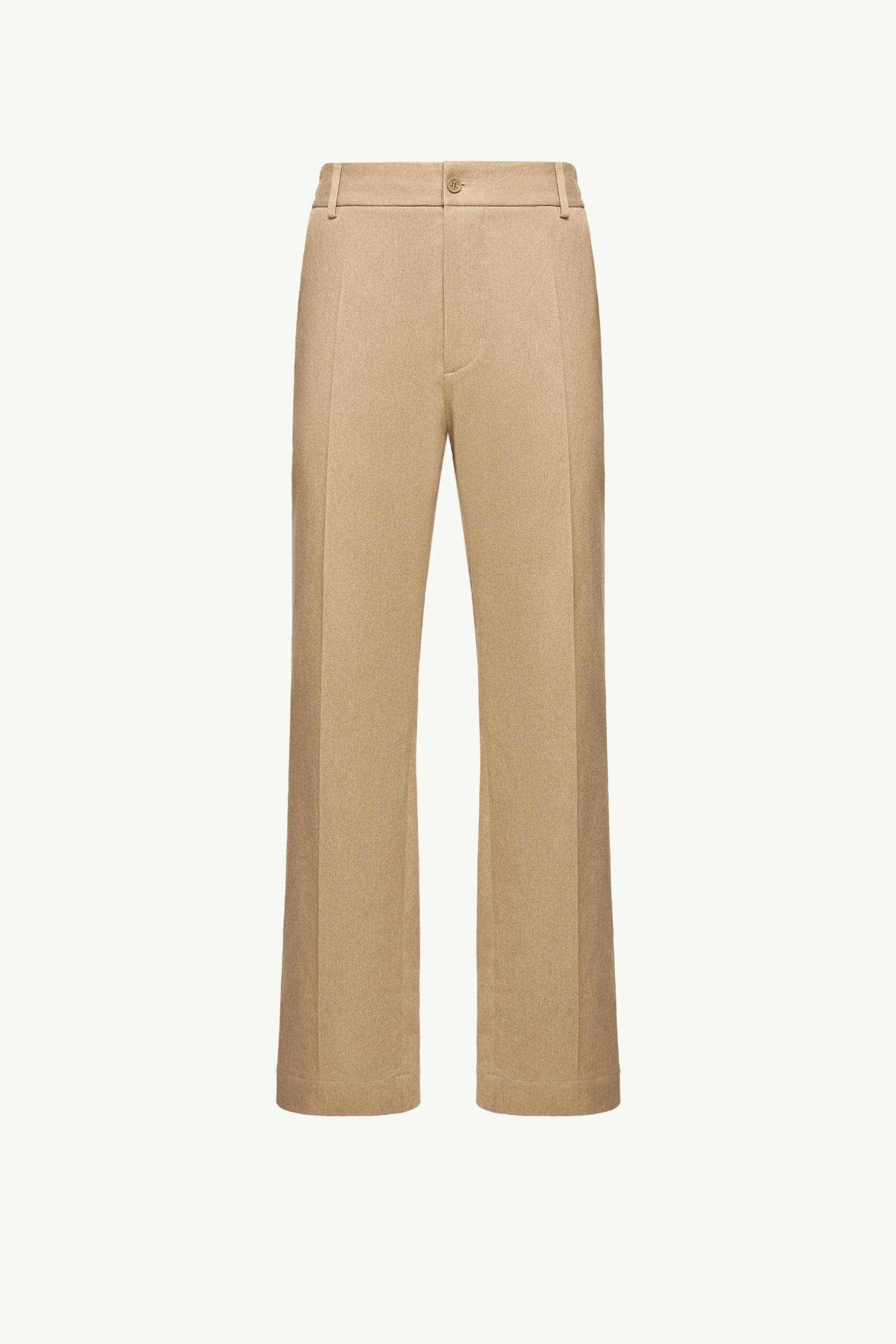 Tailored Cotton Trousers Men Beige Moncler, 1 of 0