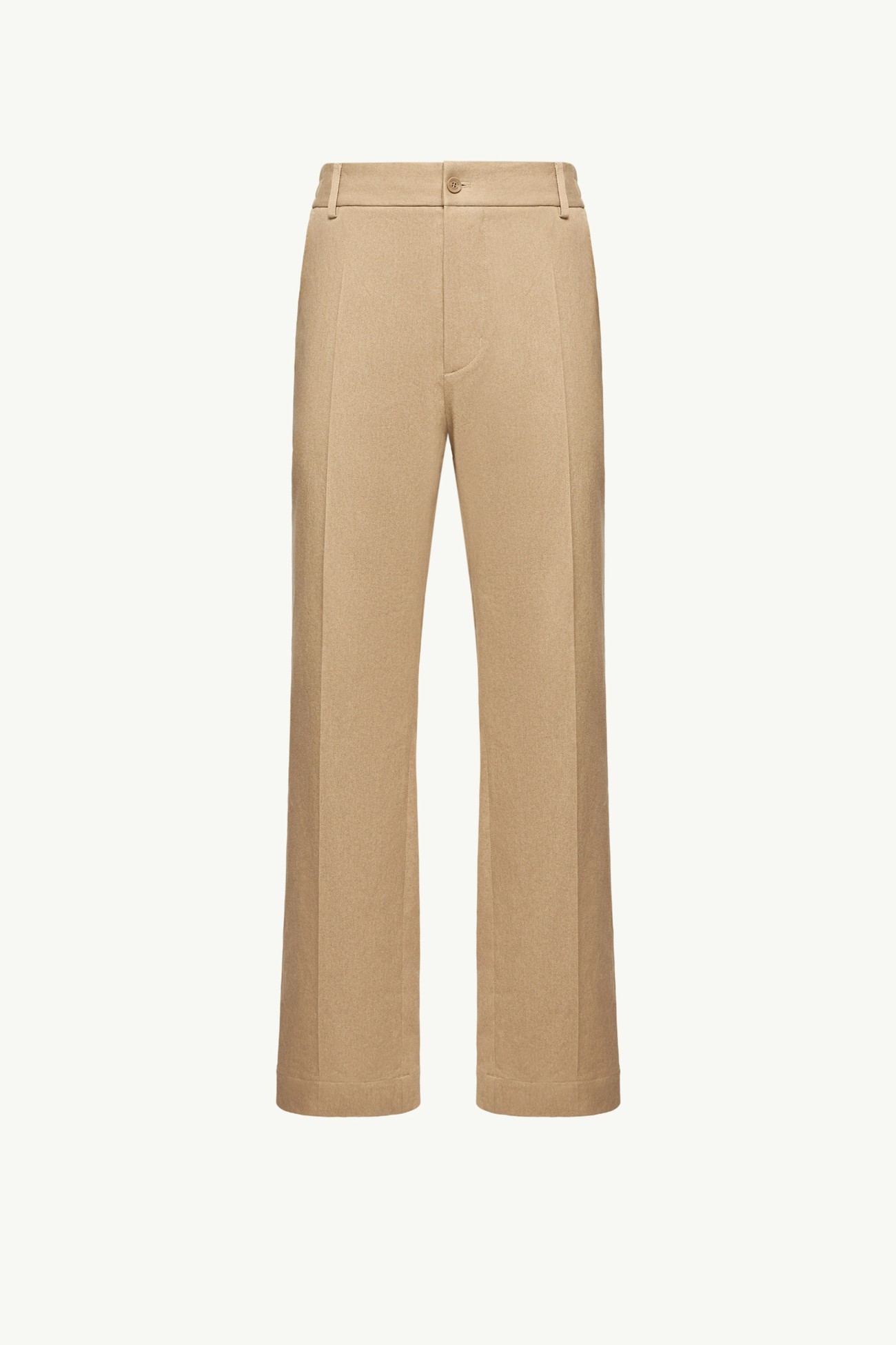 Tailored Cotton Trousers Men Beige Moncler 2