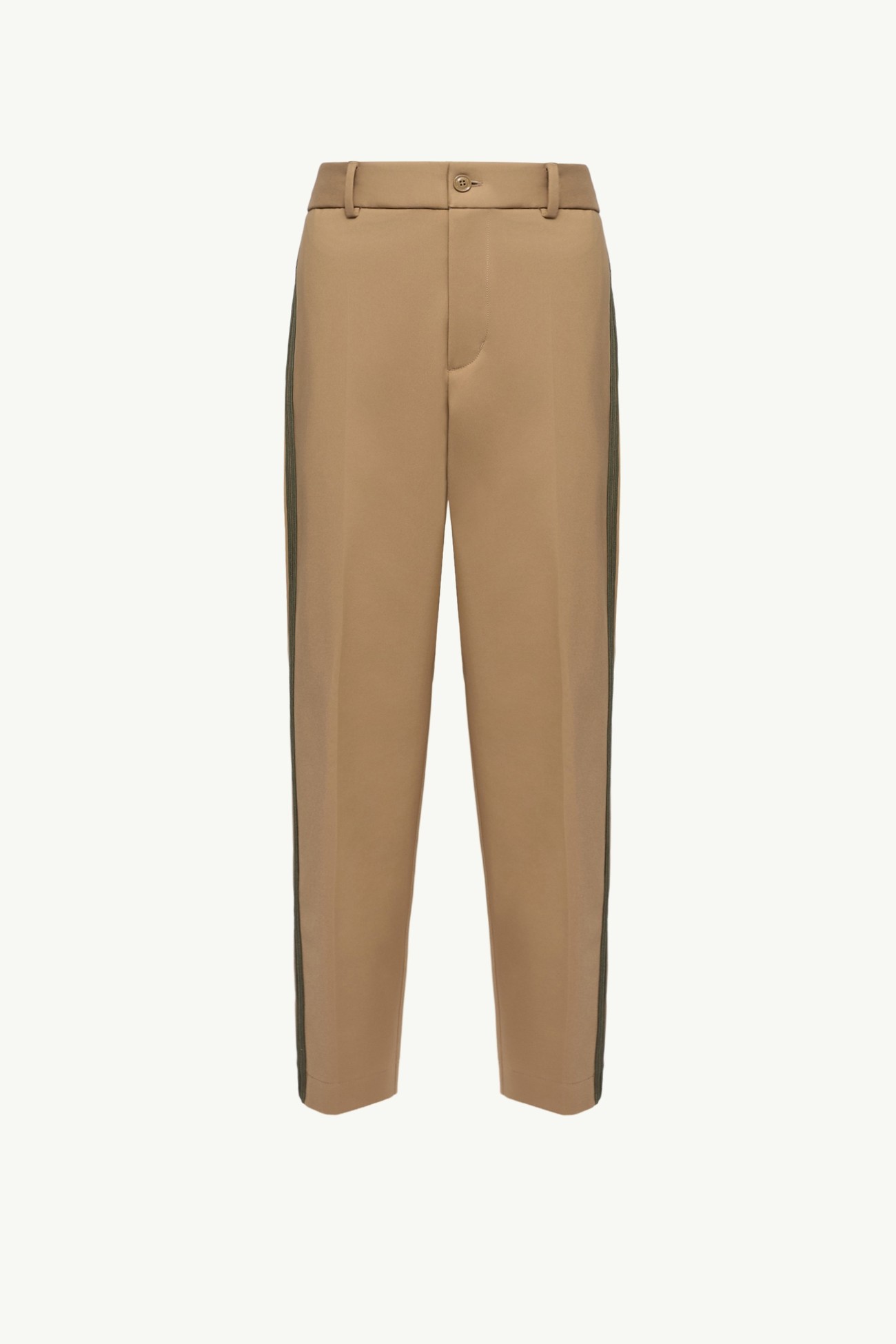 Pantaloni in misto cotone sartoriali Uomo Beige Moncler 2