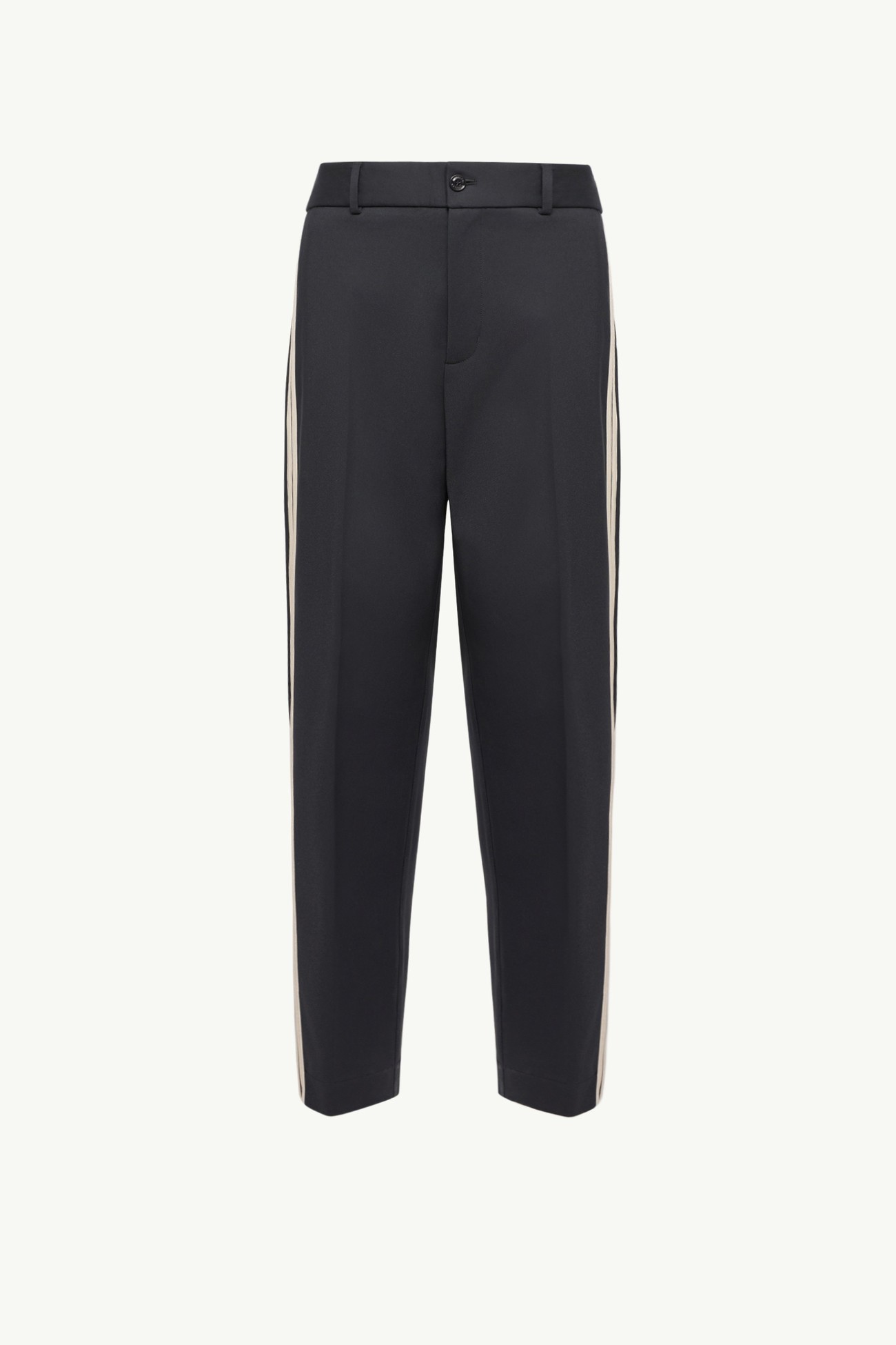 Pantaloni in misto cotone sartoriali Uomo Blu Scuro Moncler 2