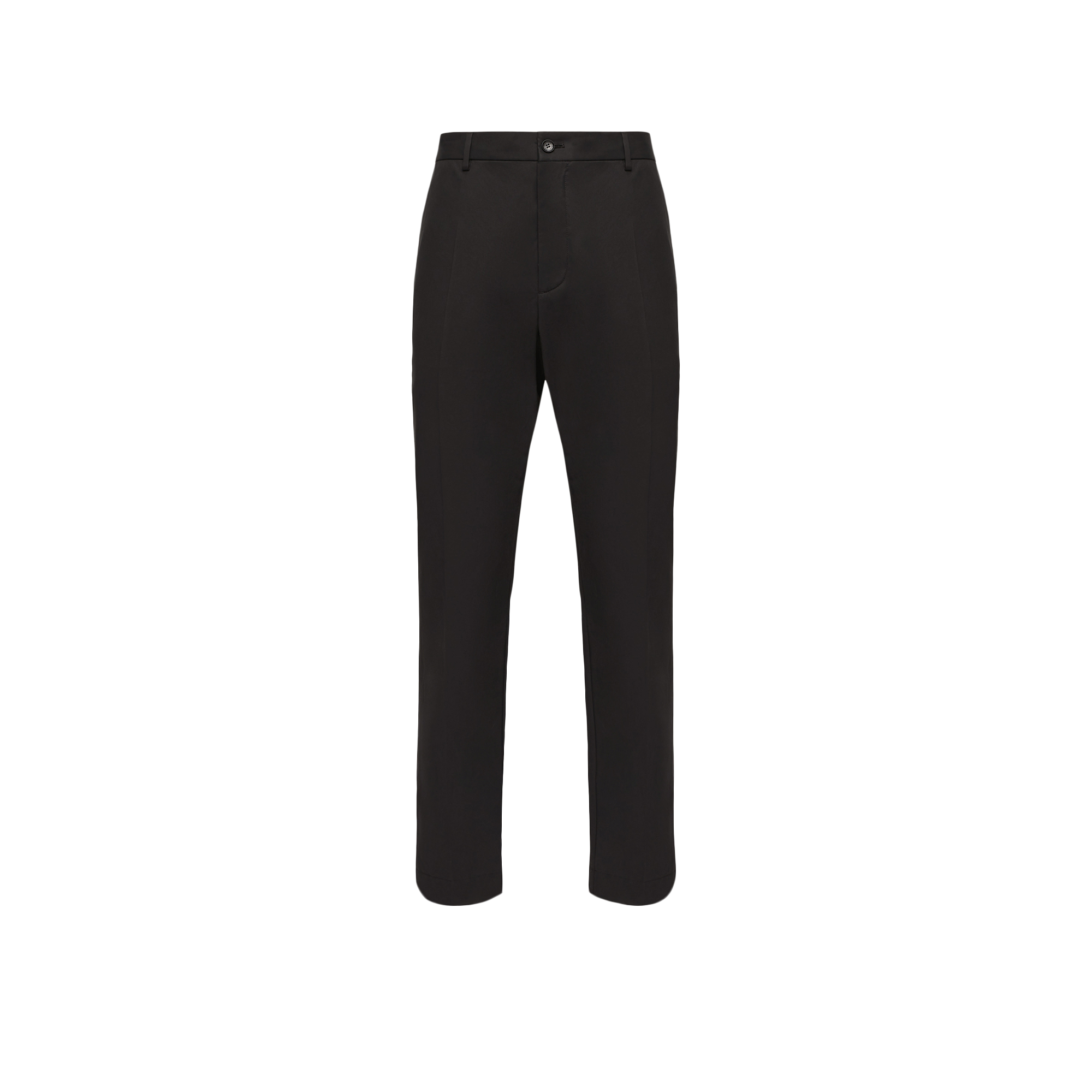 Moncler Pantaloni In Misto Cotone Tecnico Uomo da Nero, Taglia: 46