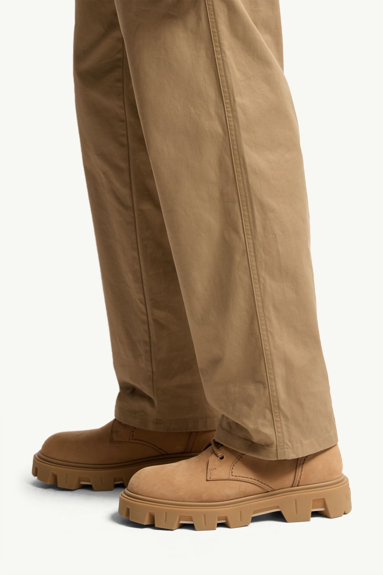 Hose aus Stretch-Gabardine Herren Beige Moncler 1