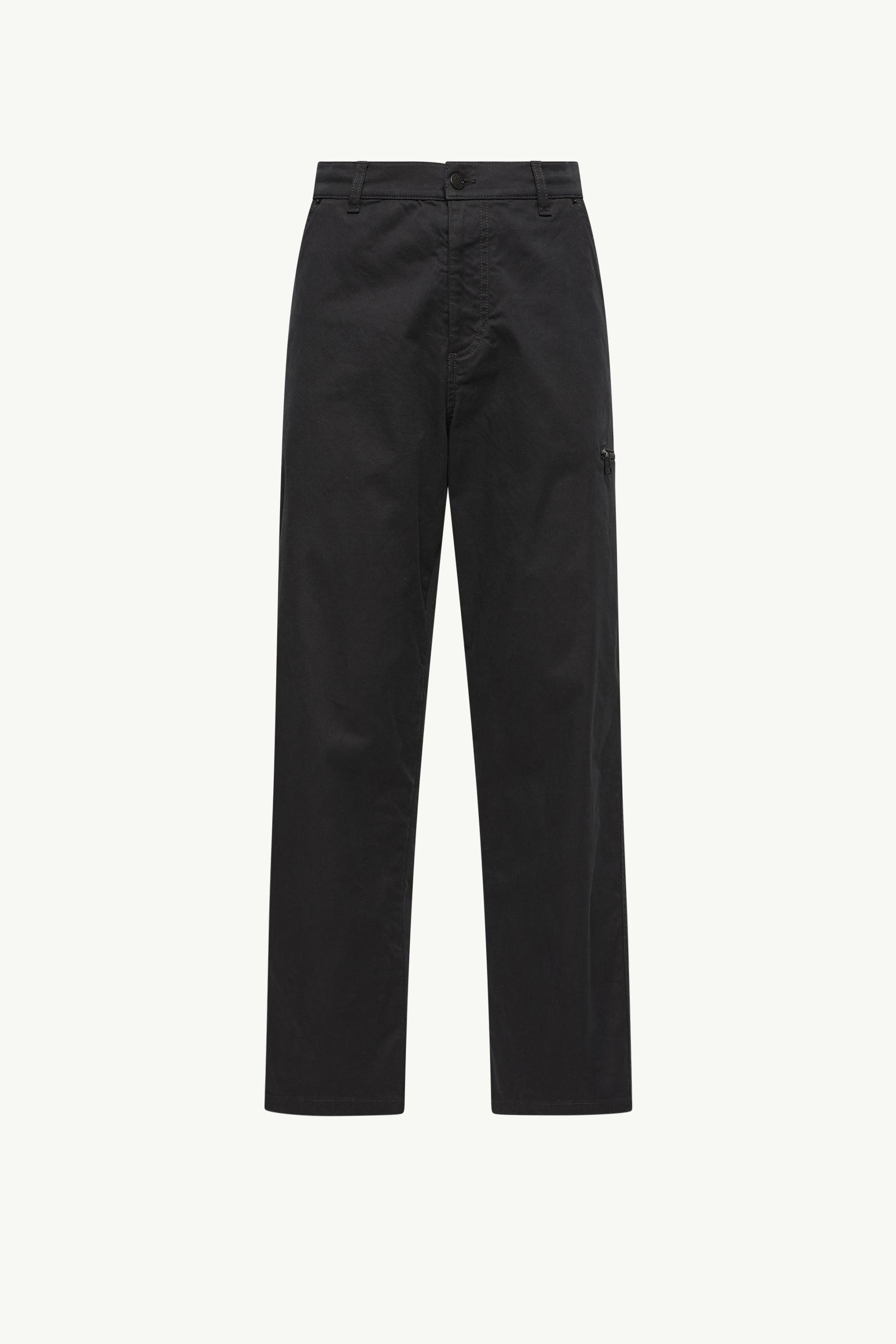 Hose aus Stretch-Gabardine Herren Schwarz Moncler, 1 of 0