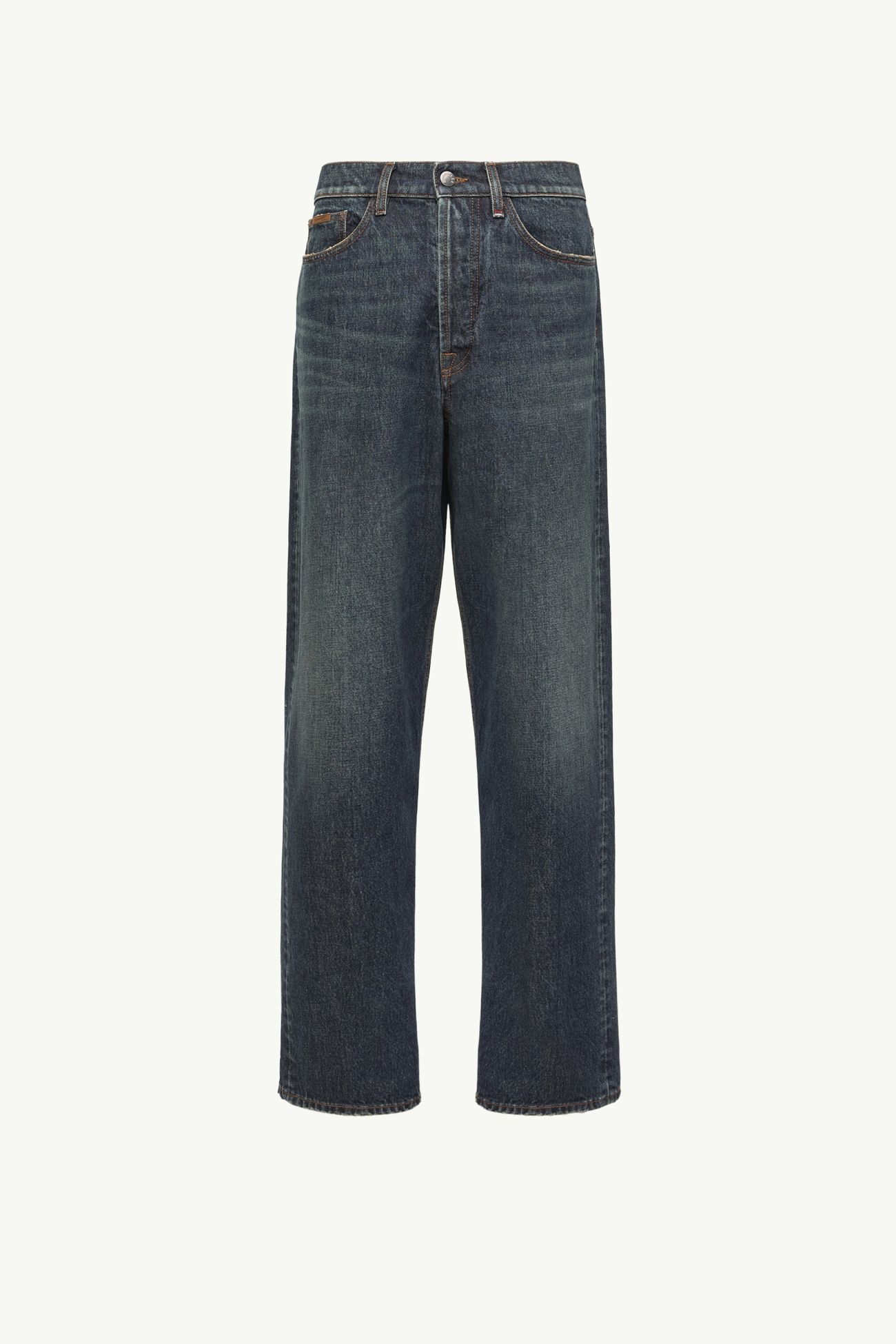 Straight Leg Denim Jeans Men Denim Blue Moncler 2