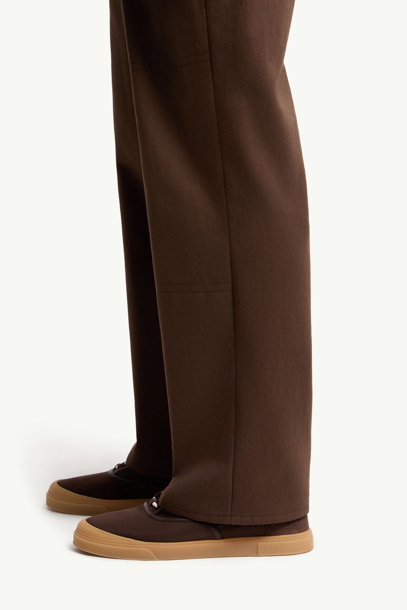 Pantalones cargo de lona Hombre Marrón Moncler 1
