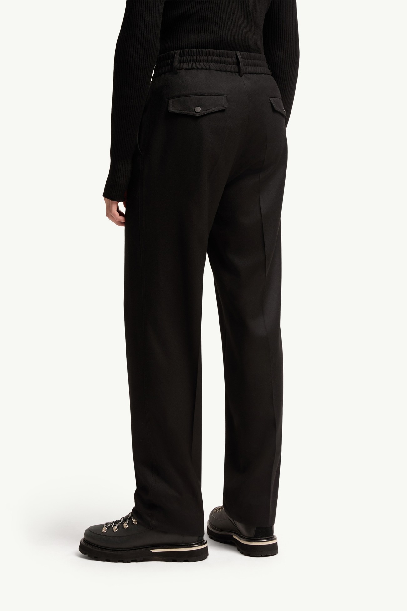 Tailored Trousers Men Black Moncler 4