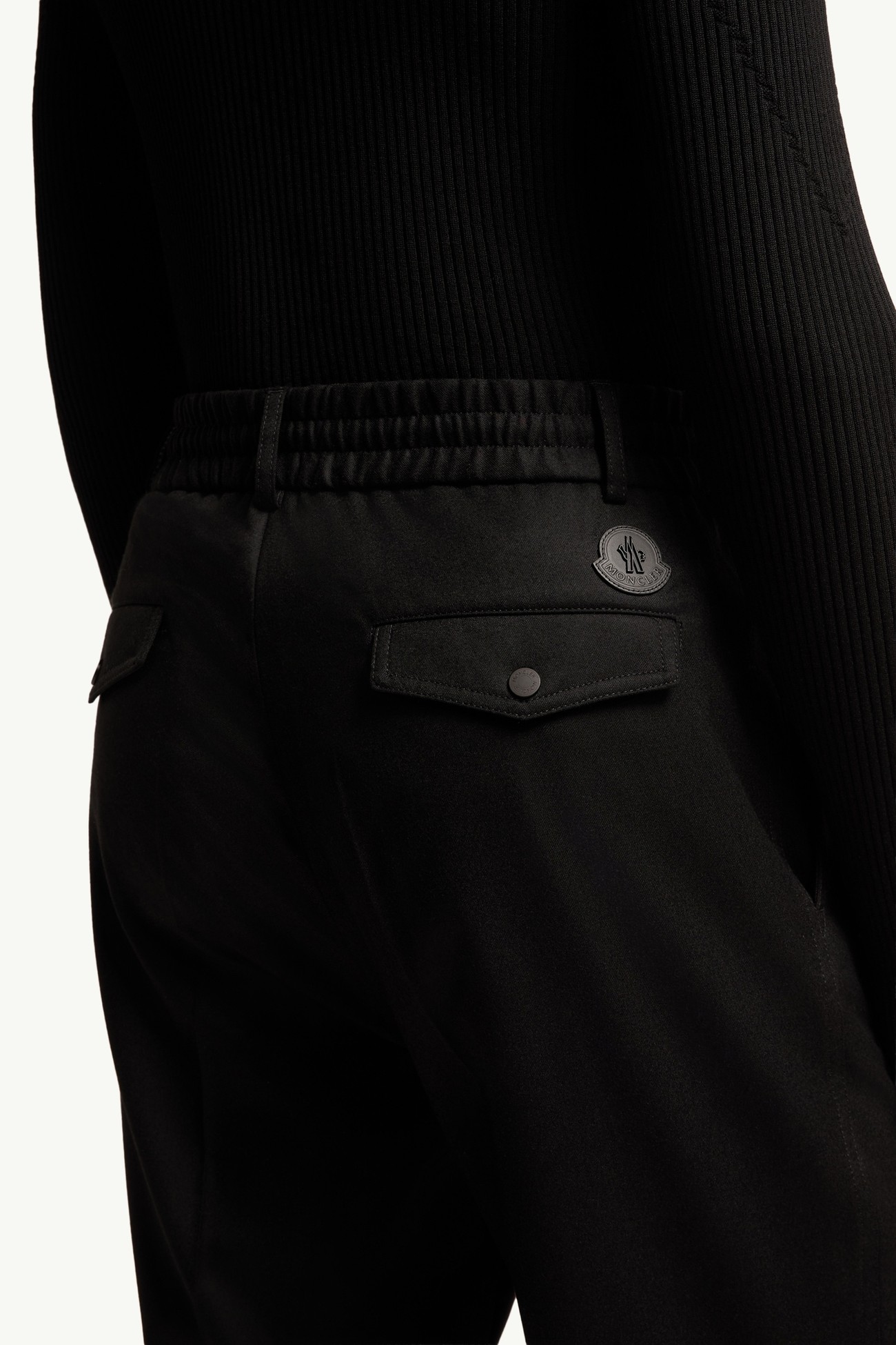 Tailored Trousers Men Black Moncler 6