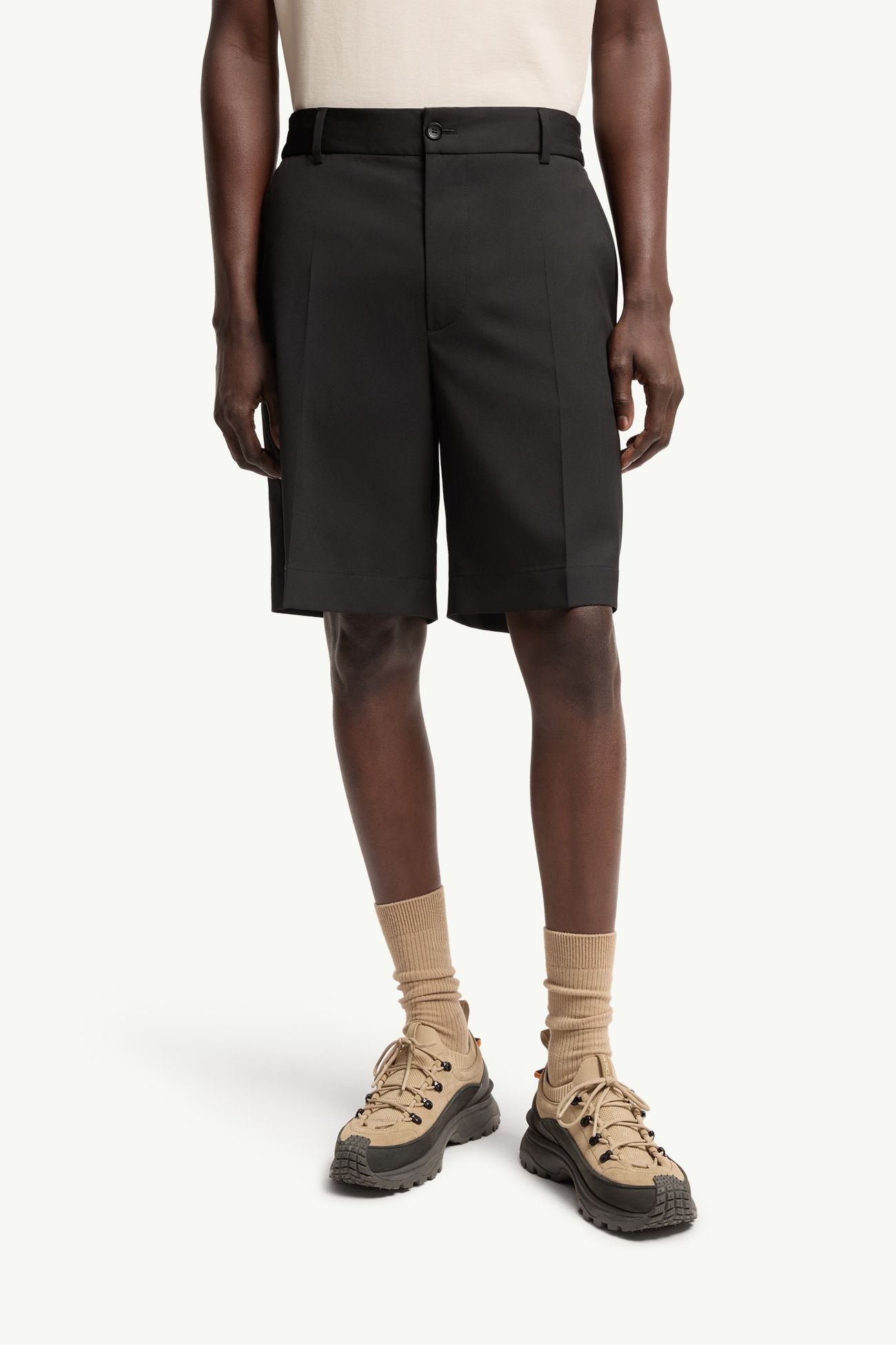 Bermudashorts aus Wollmisch-Gabardine Herren Schwarz Moncler 3