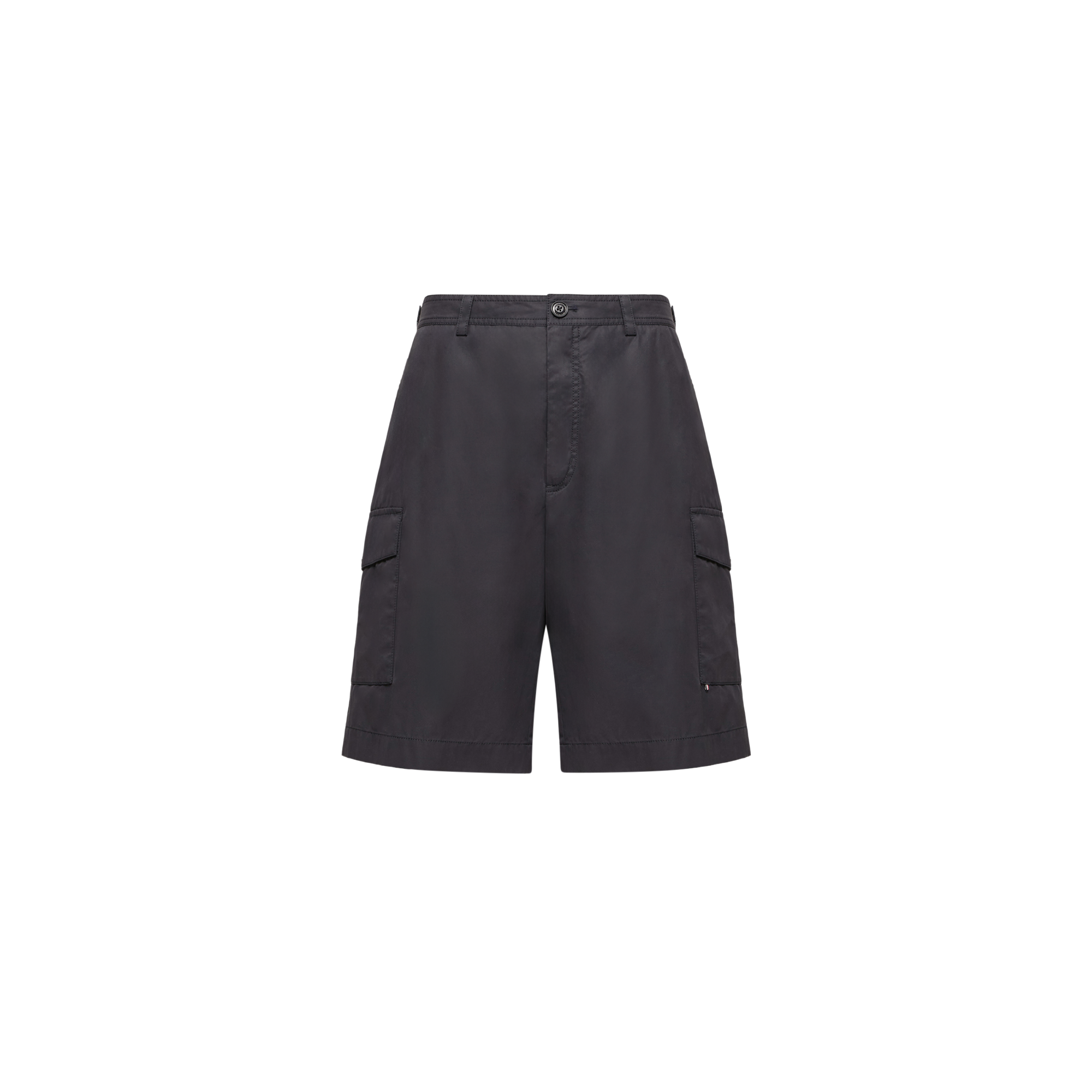 Moncler   Gabardine Cargo Shorts for Men in Blue, Size: 52