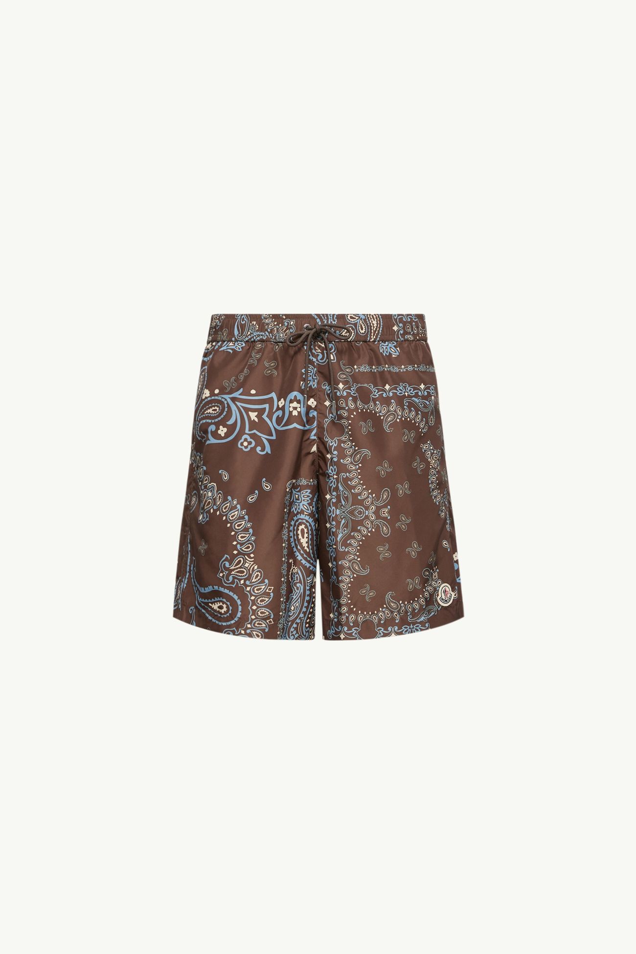 Short de bain floral Hommes Bleu Clair & Marron Moncler 2