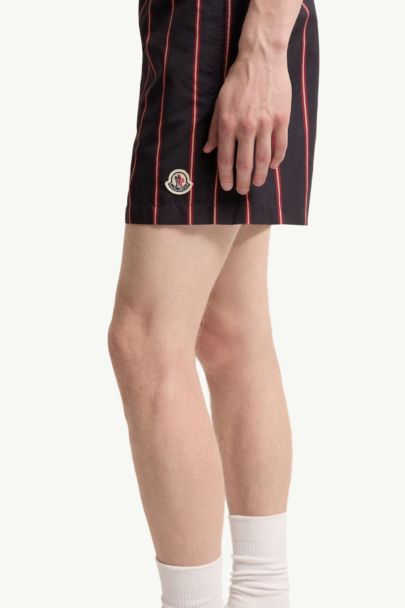 Short de bain rayé Hommes Bleu marine Moncler 1