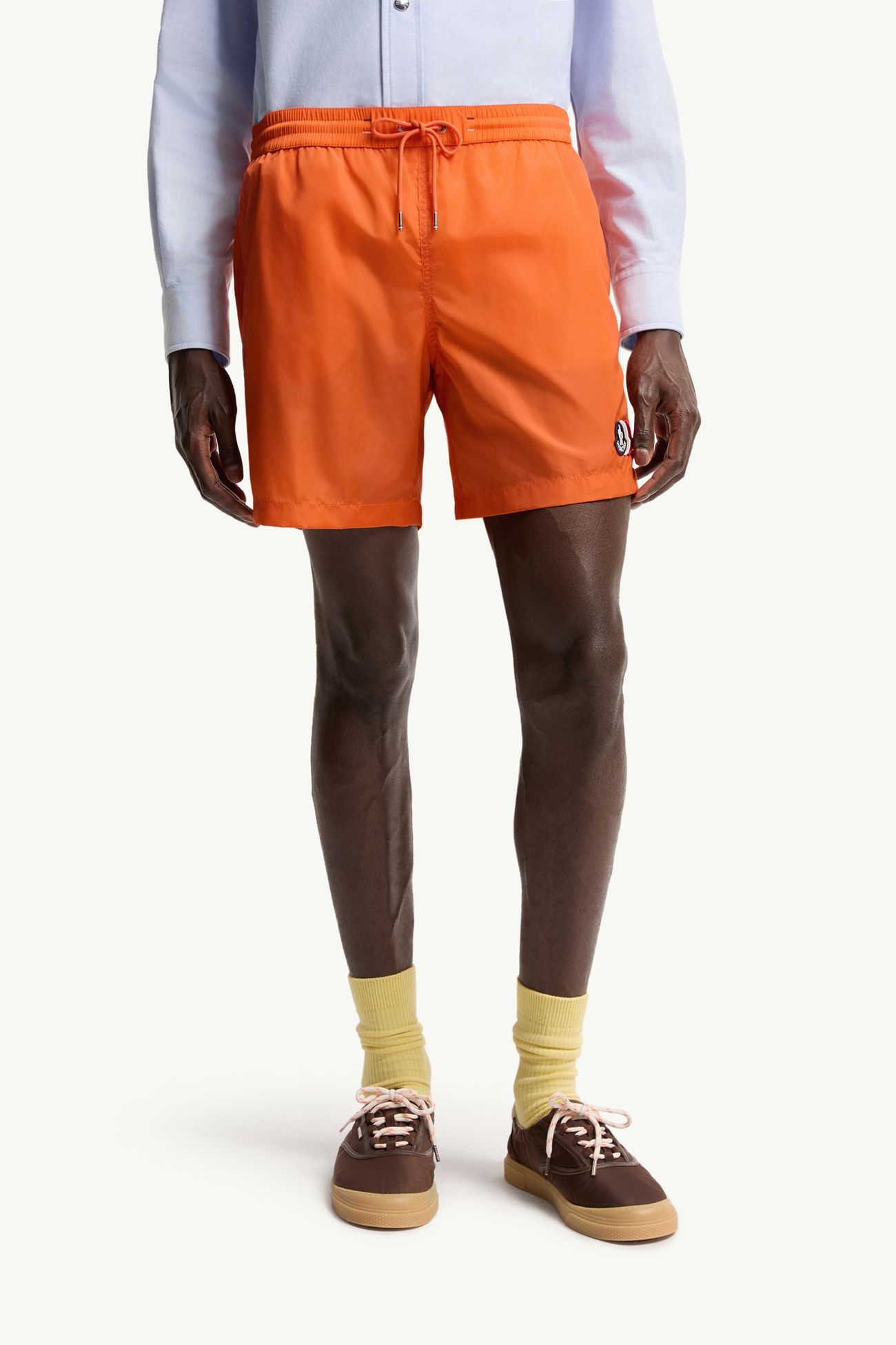 Short de bain à logo Hommes Orange Moncler 3
