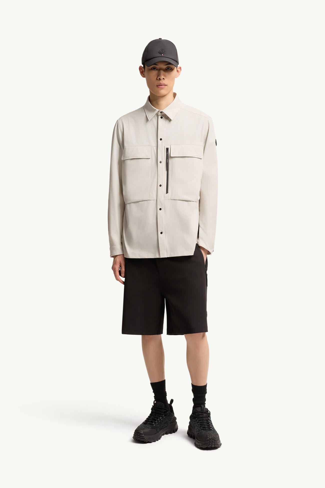 男士衬衫式夹克外套 男士 象牙白 Moncler 0