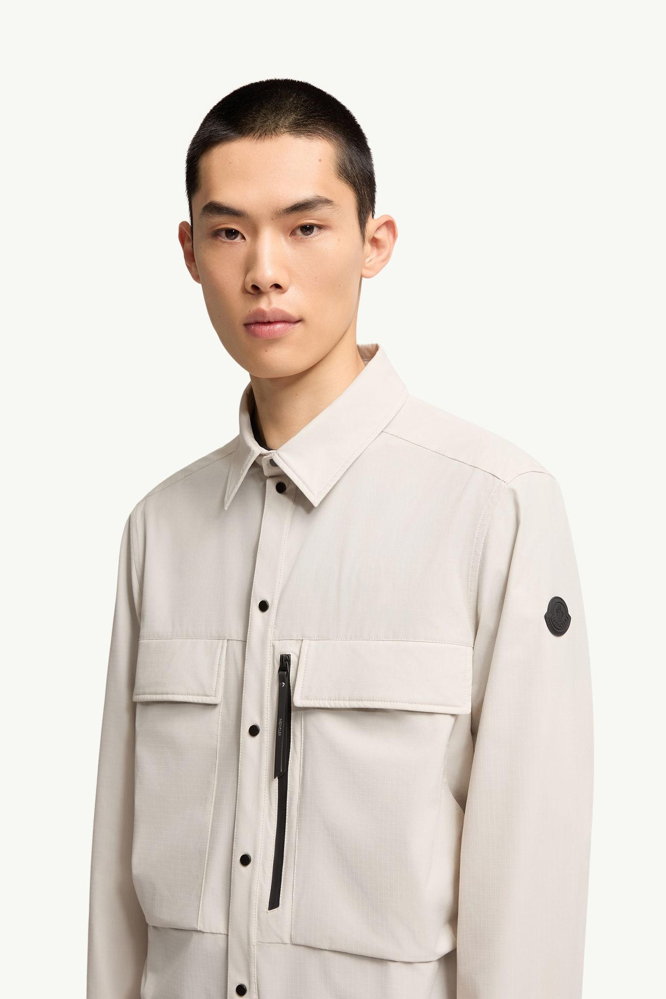 Giacca camicia Uomo Bianco Avorio Moncler 1