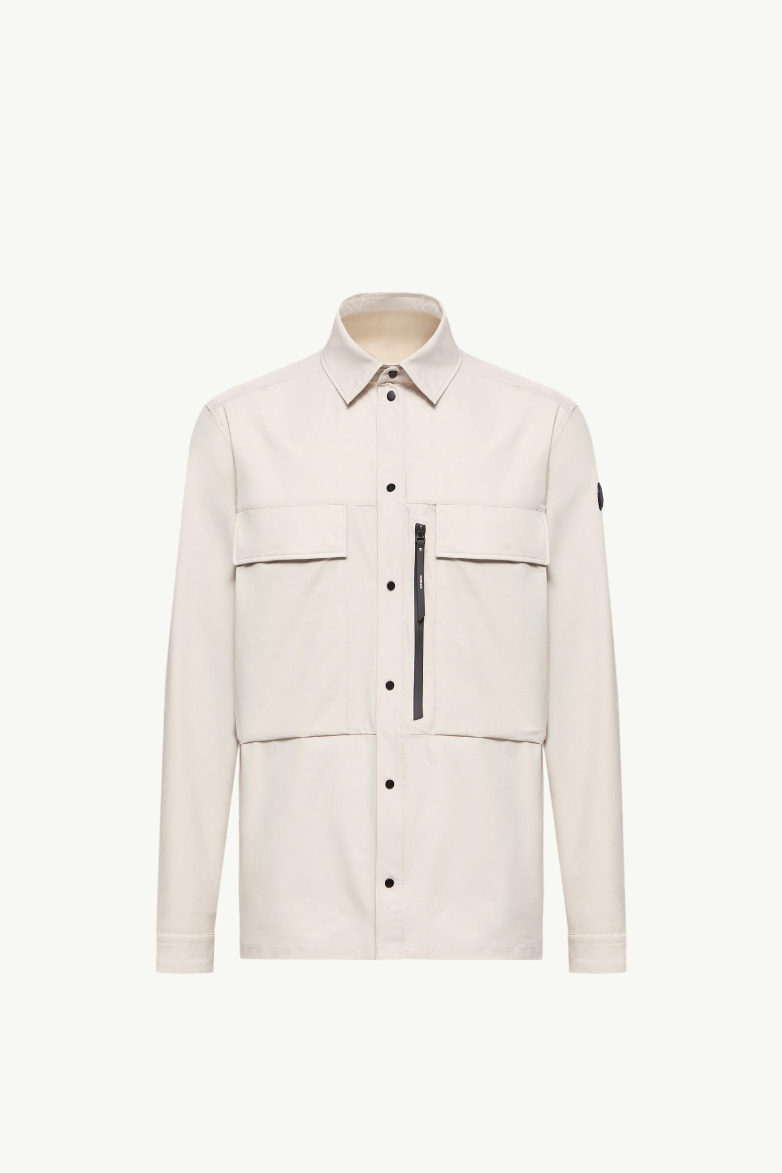 Zip-Up Shirt Jacket Men White Ivory Moncler, 1 of 0