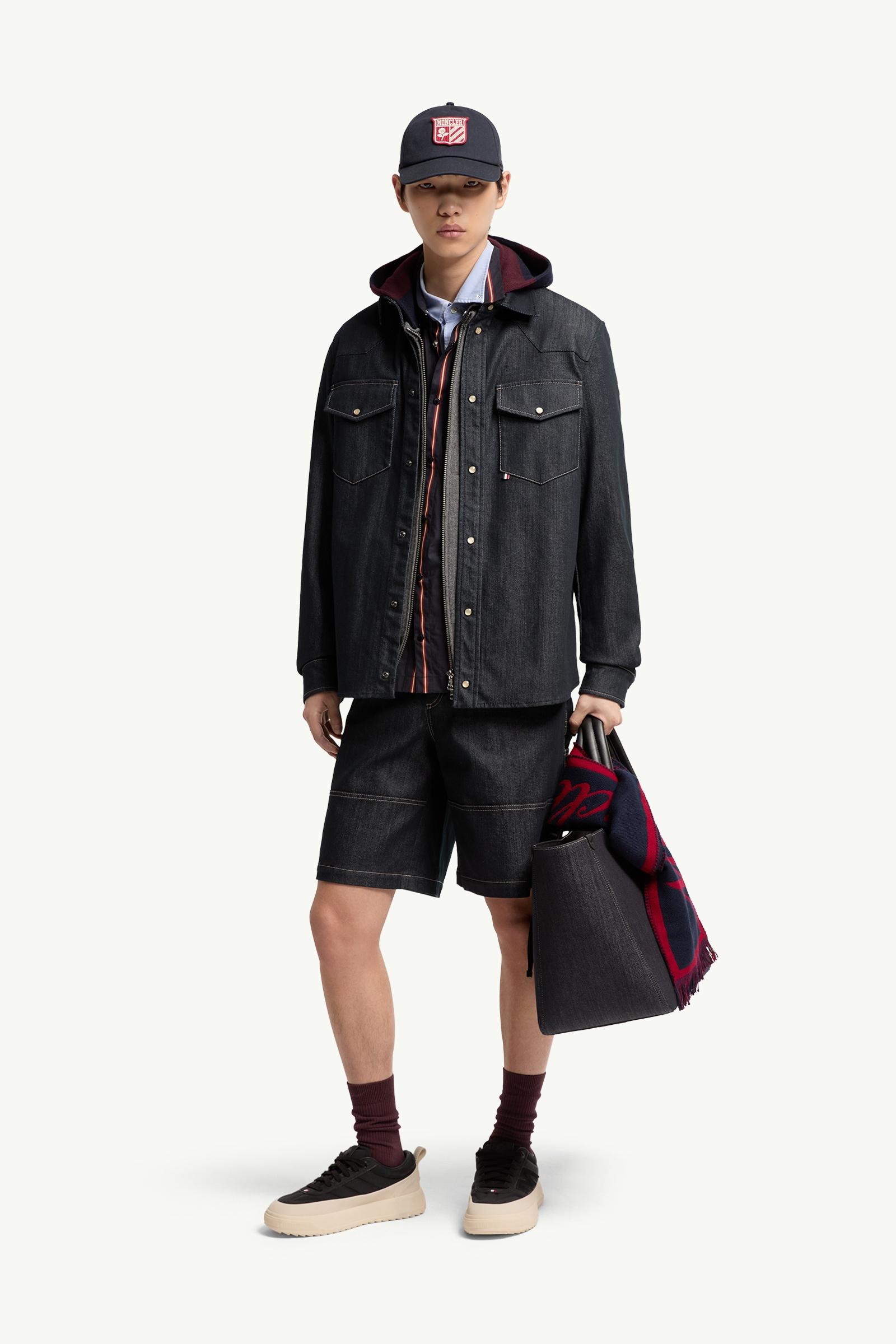 Denim Blue Denim Long Sleeve Shirt - Shirt Jackets for Men