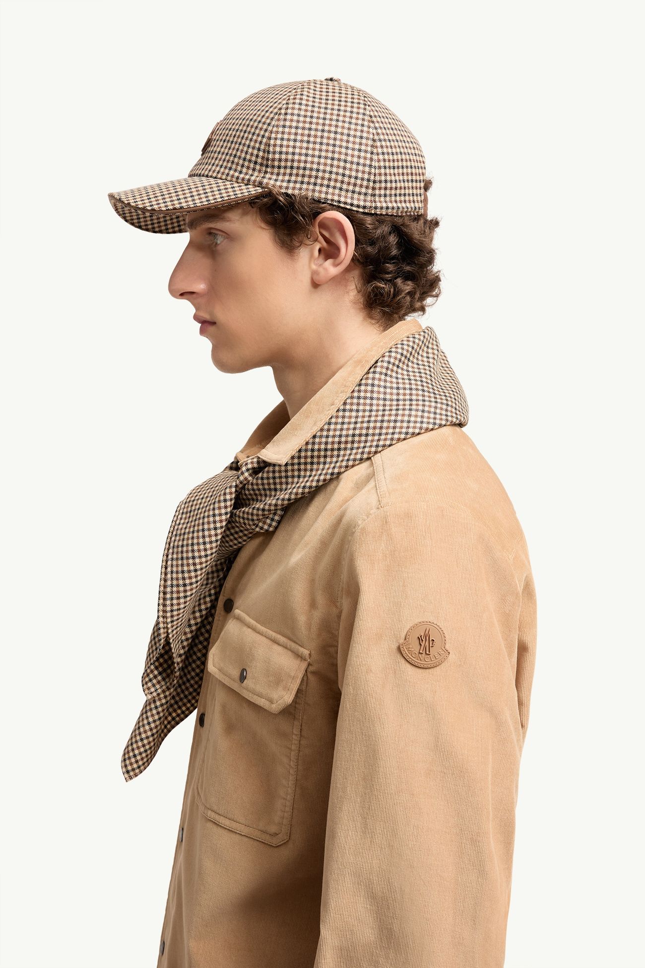 燈芯絨恤衫式外套 男士 米色 Moncler 1