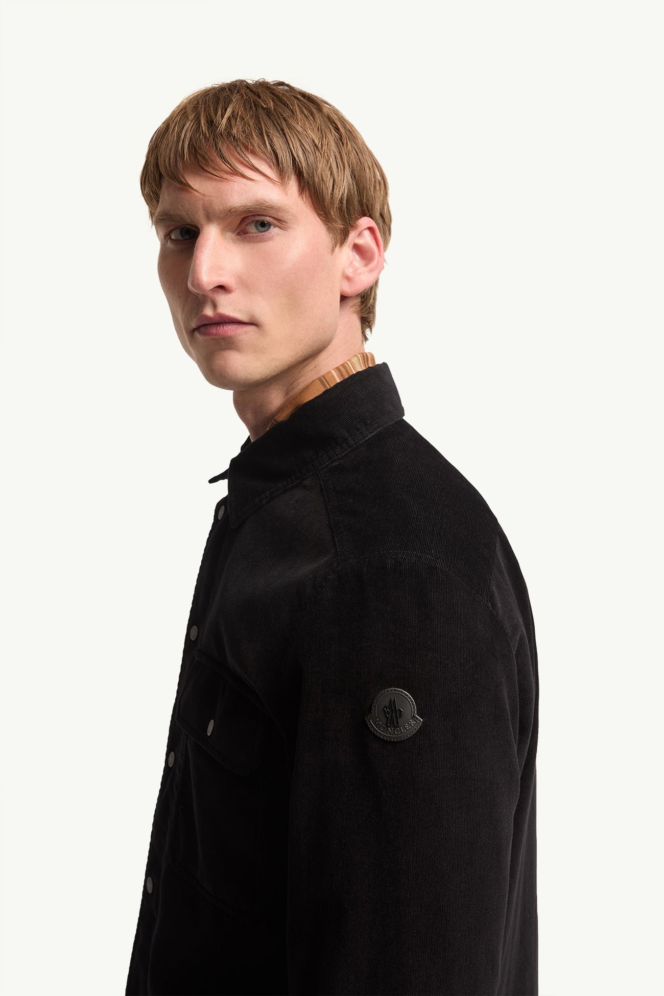 燈芯絨恤衫式外套 男士 黑色 Moncler 1